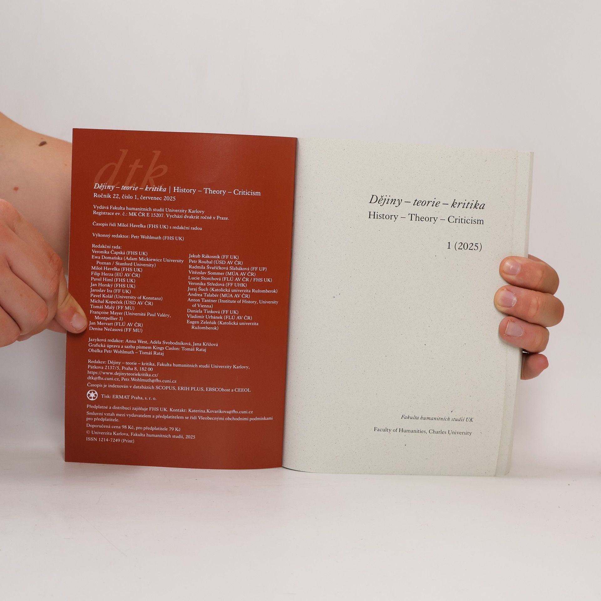 Autorenkollektiv Dějiny - teorie - kritika 1/2025