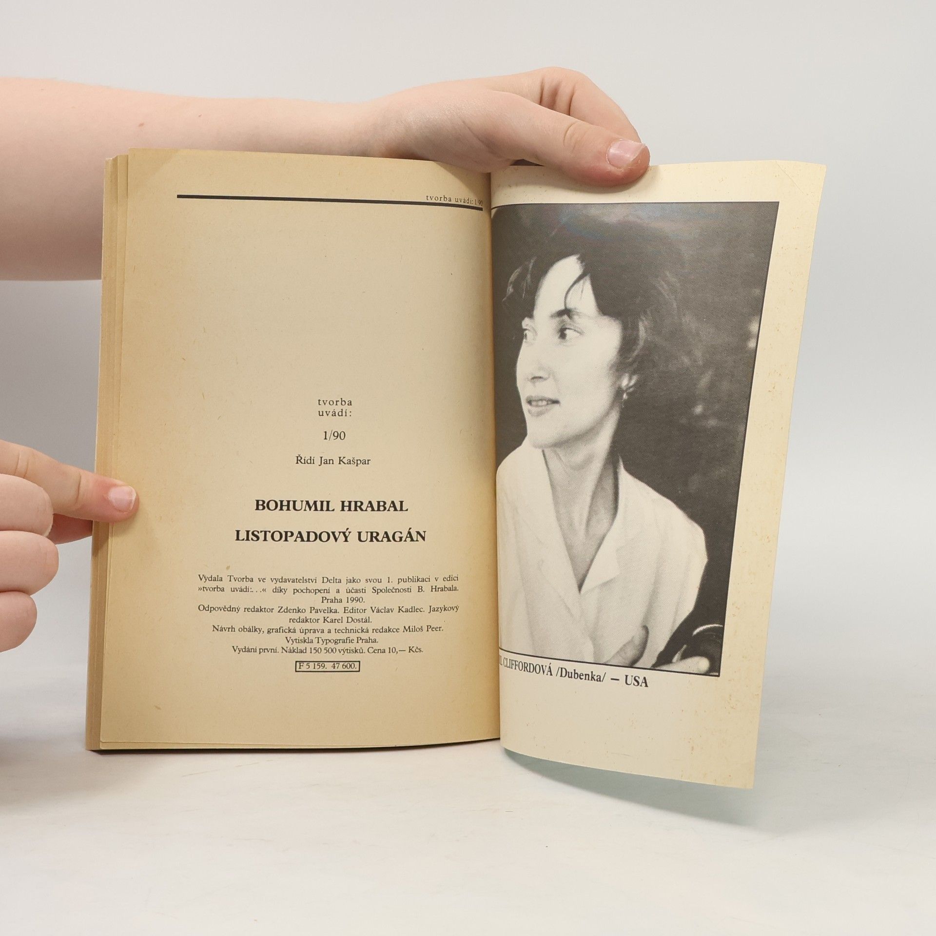Bohumil Hrabal Listopadový uragán