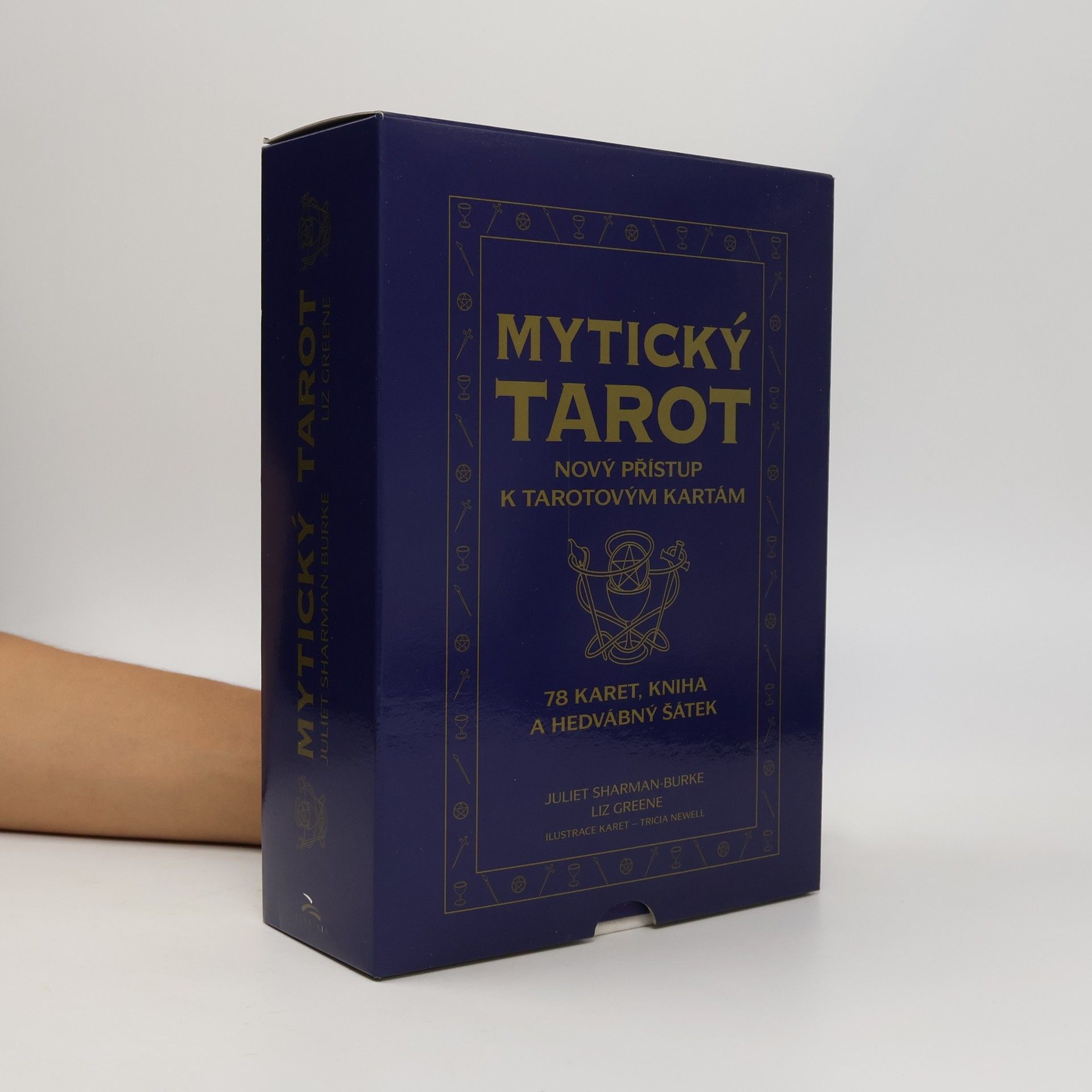 Mytický tarot + 78 tarotových karet + šátek