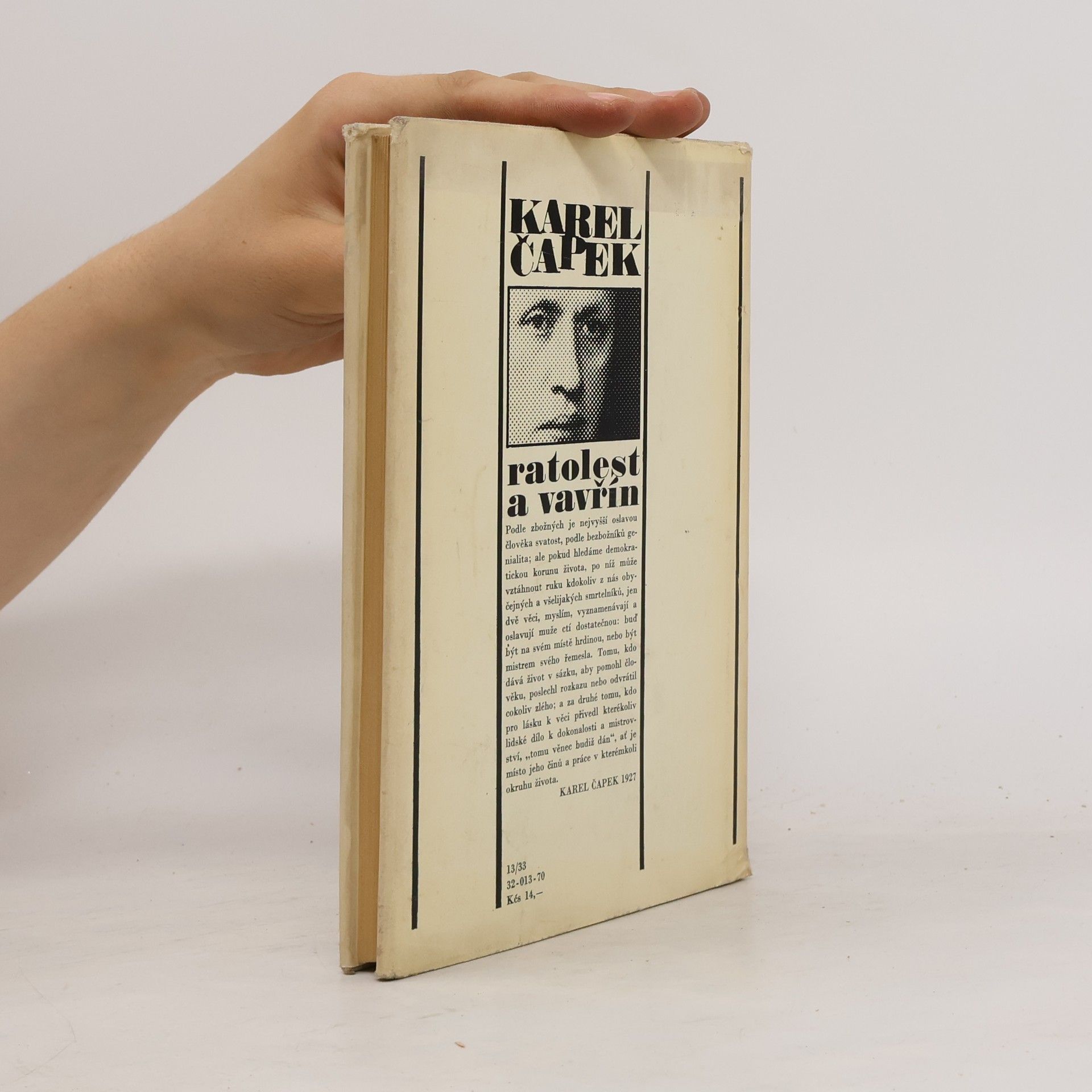 Karel Čapek Ratolest a vavřín