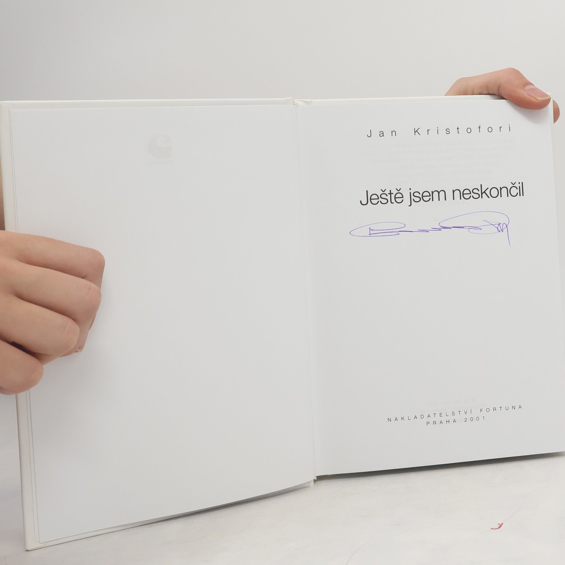 Jan Kristofori Ještě jsem neskončil