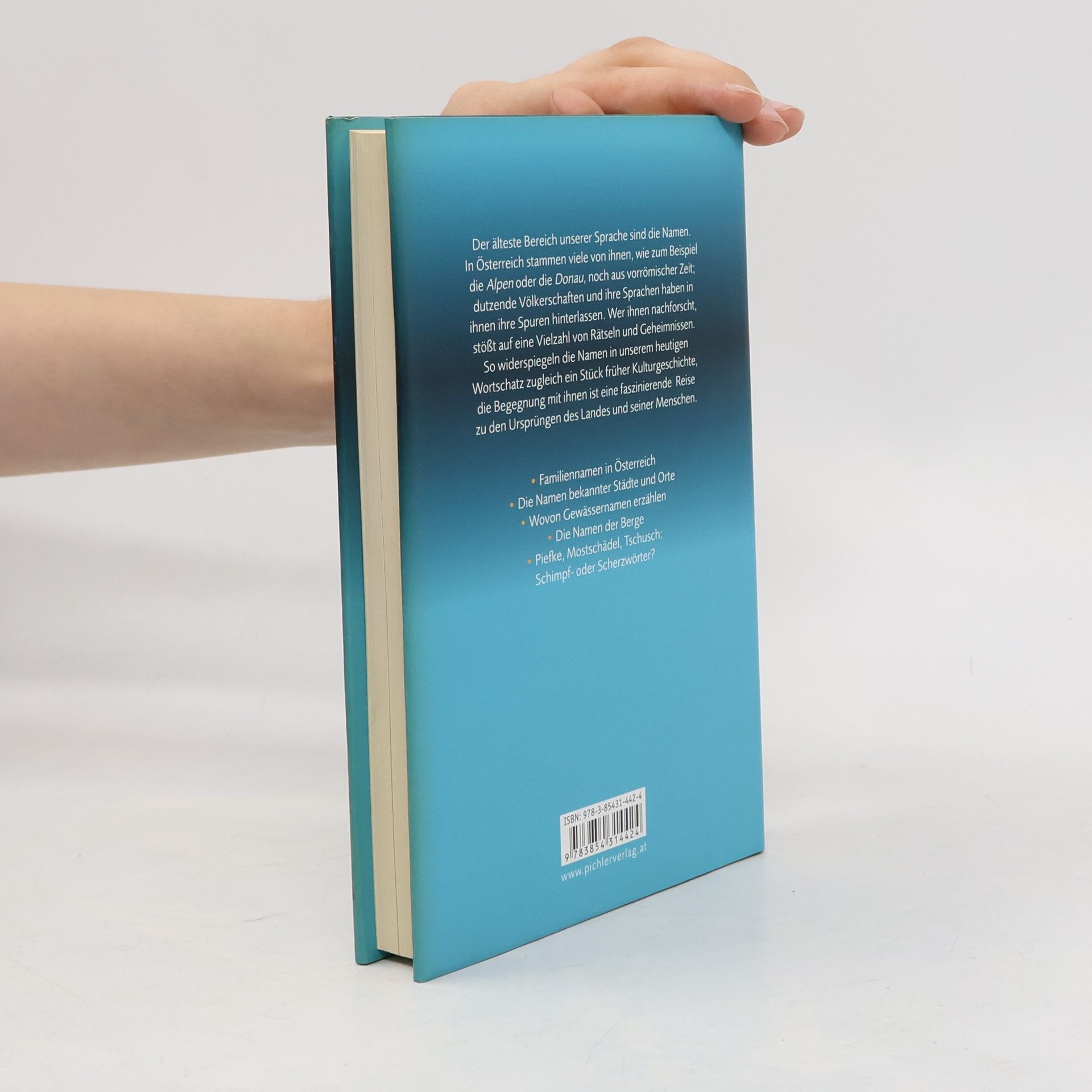 Heinz-Dieter Pohl Das Buch der österreichischen Namen. Ursprung, Eigenart, Bedeutung