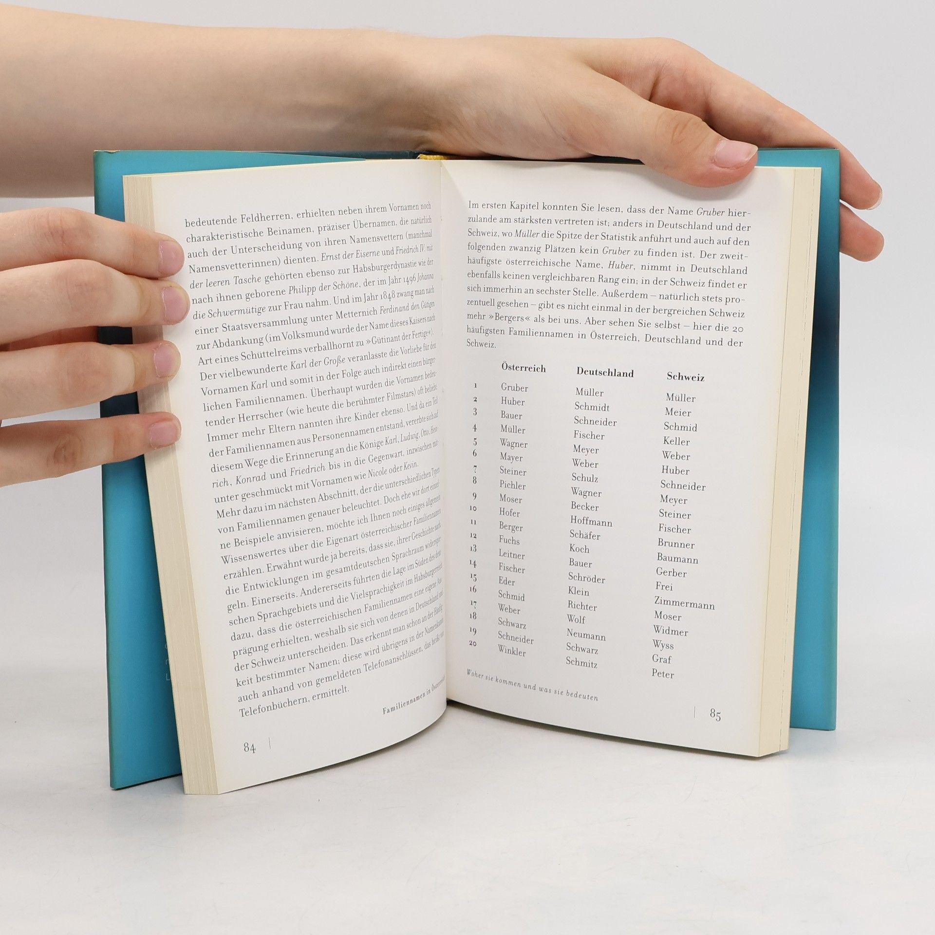 Heinz-Dieter Pohl Das Buch der österreichischen Namen. Ursprung, Eigenart, Bedeutung