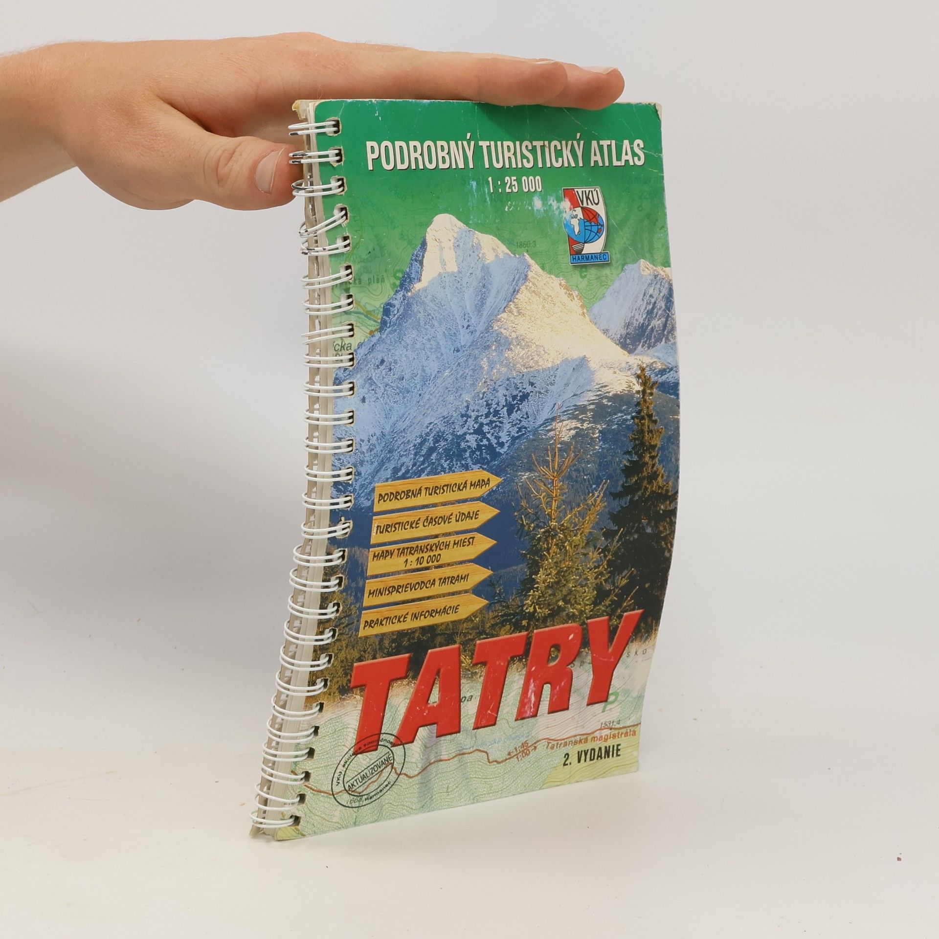 Kolektív autorov Tatry - podrobný turistický atlas