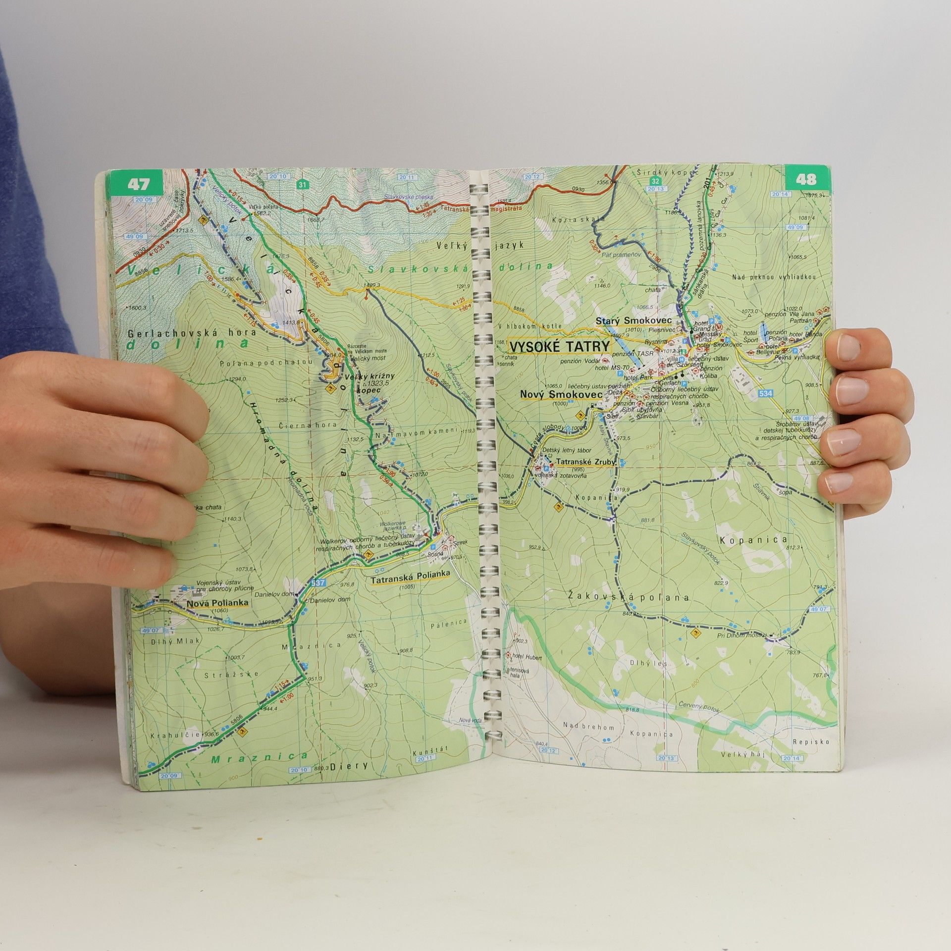 Collectif d'auteurs Tatry - podrobný turistický atlas