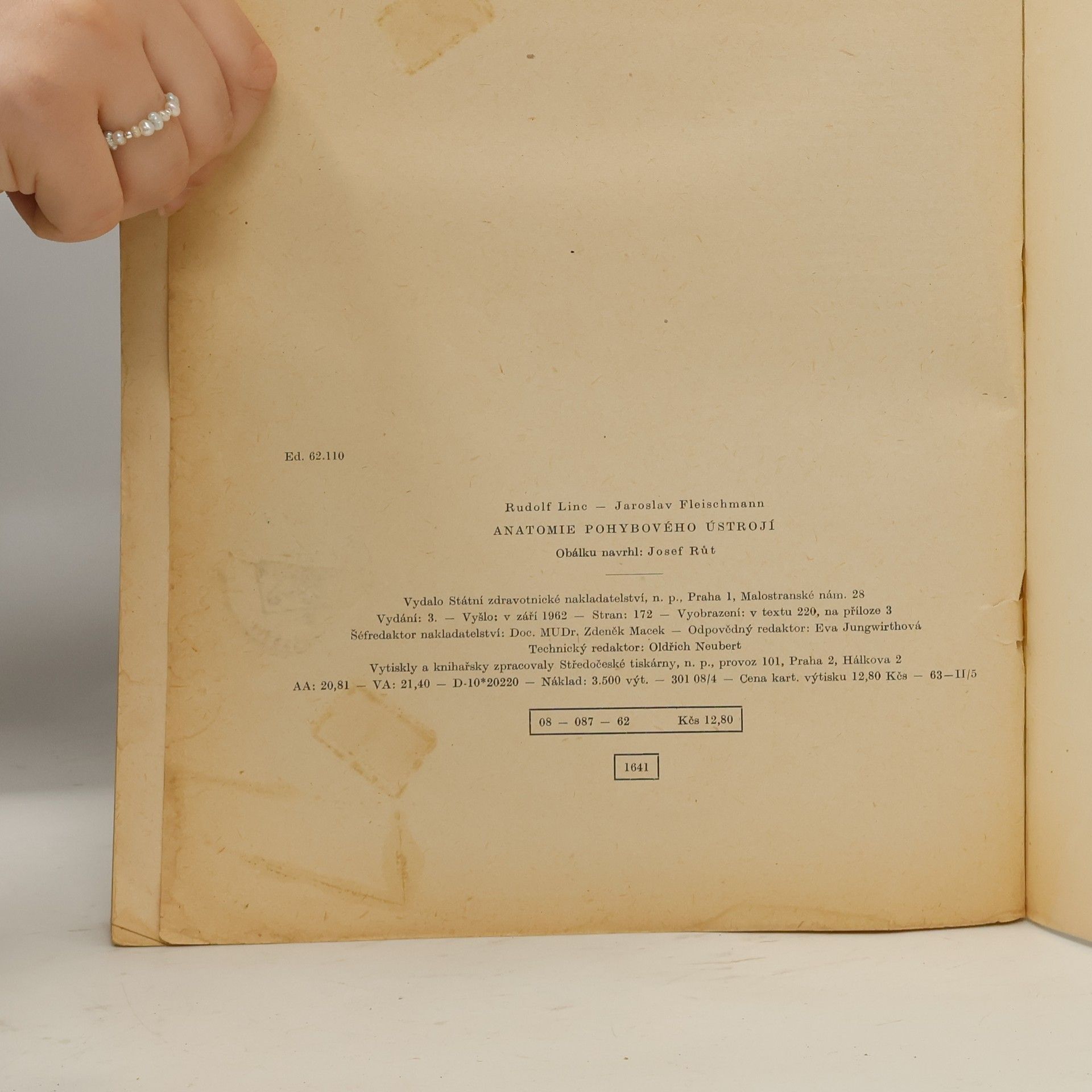 Jaroslav Fleischmann Anatomie pohybového ústrojí
