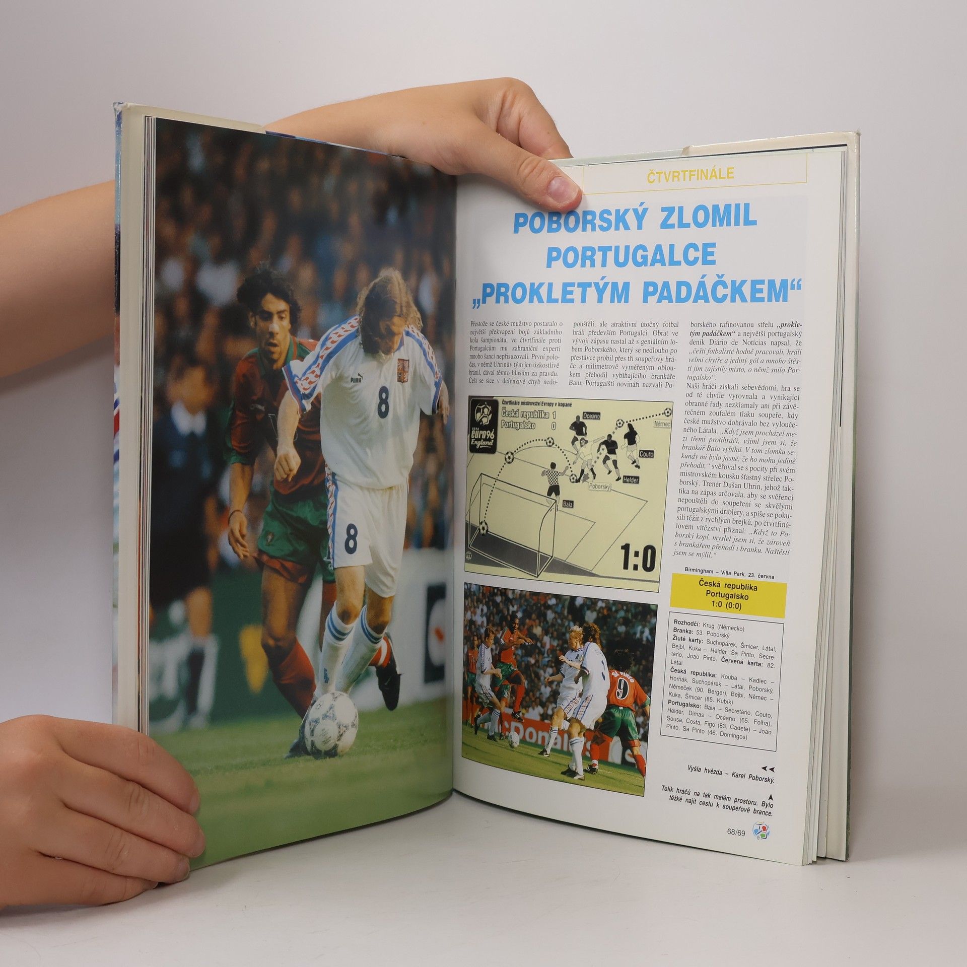 Jaromír Novák EURO 96. X. mistrovství Evropy v kopané. Anglie. 8.-30.6.