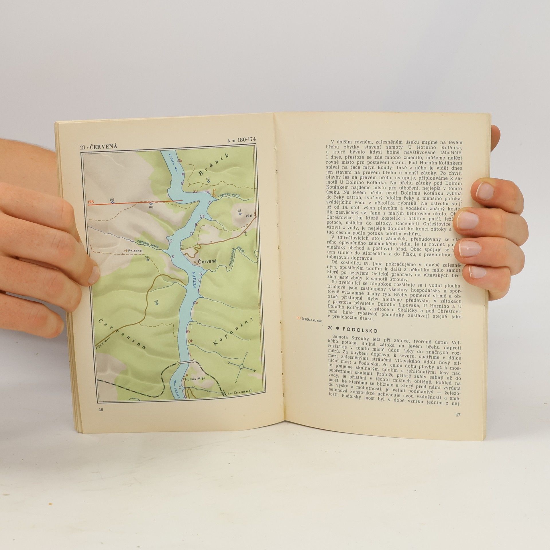 Collectif d'auteurs Vodácká a rybářská mapa Vltavy