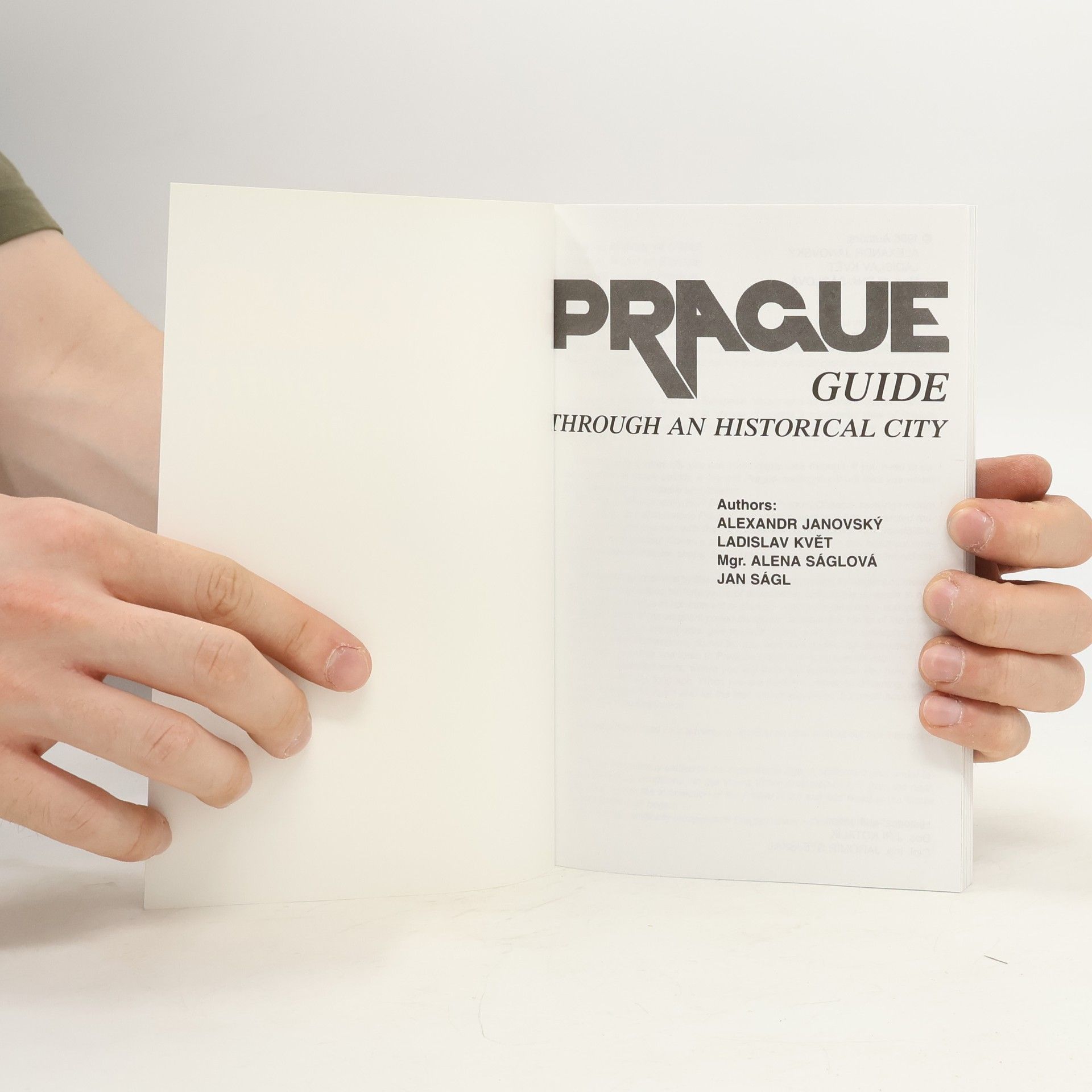 Alexandr Janovský Prague Guide: Through an Historical City