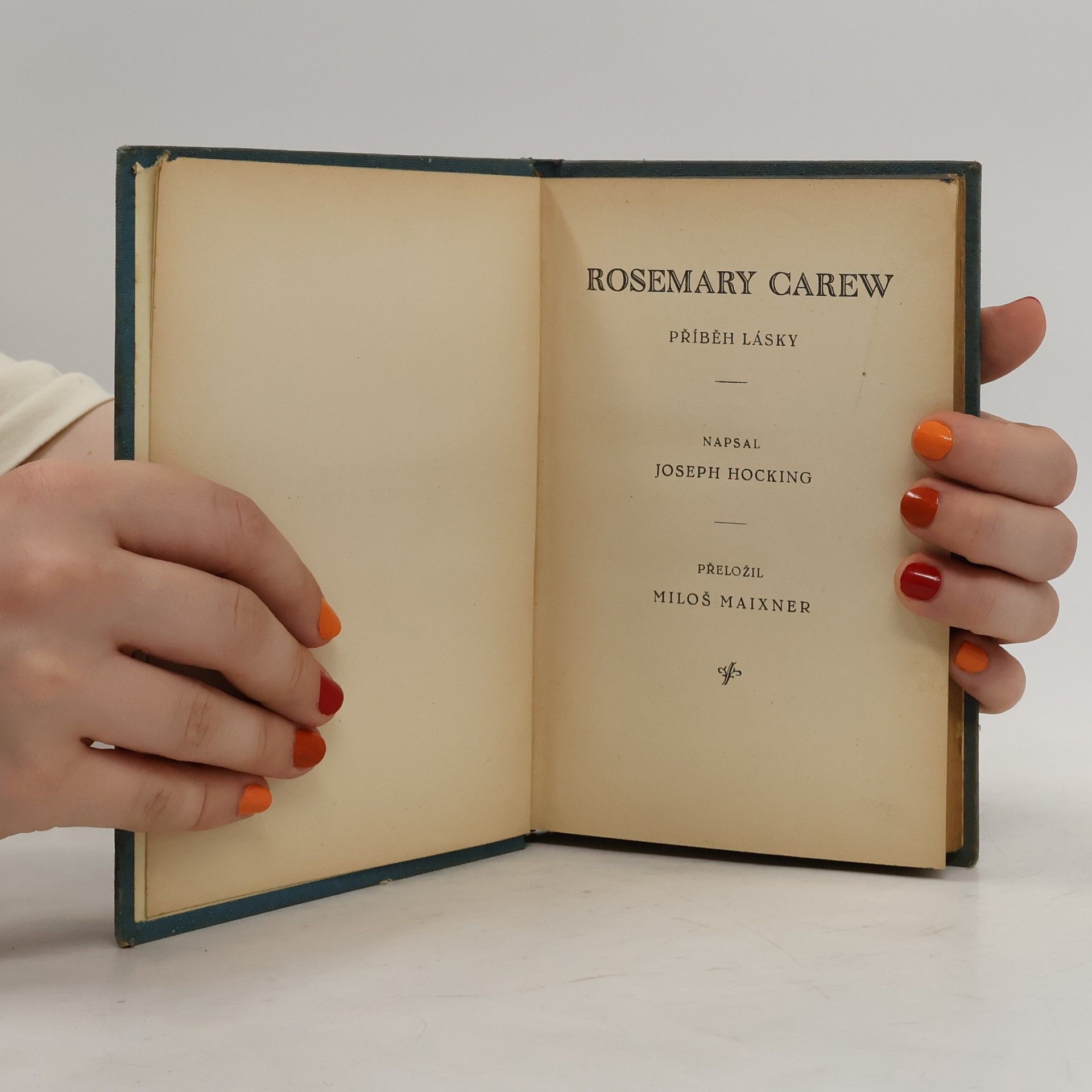 Joseph Hocking Rosemary carew