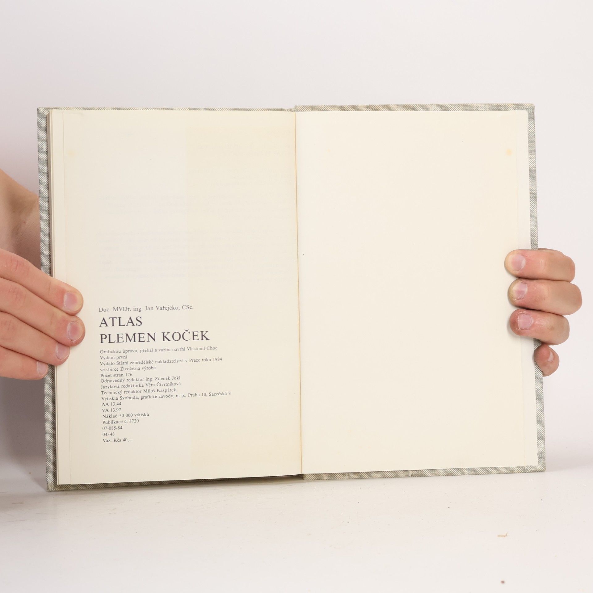 Jan Vařejčko Atlas plemen koček