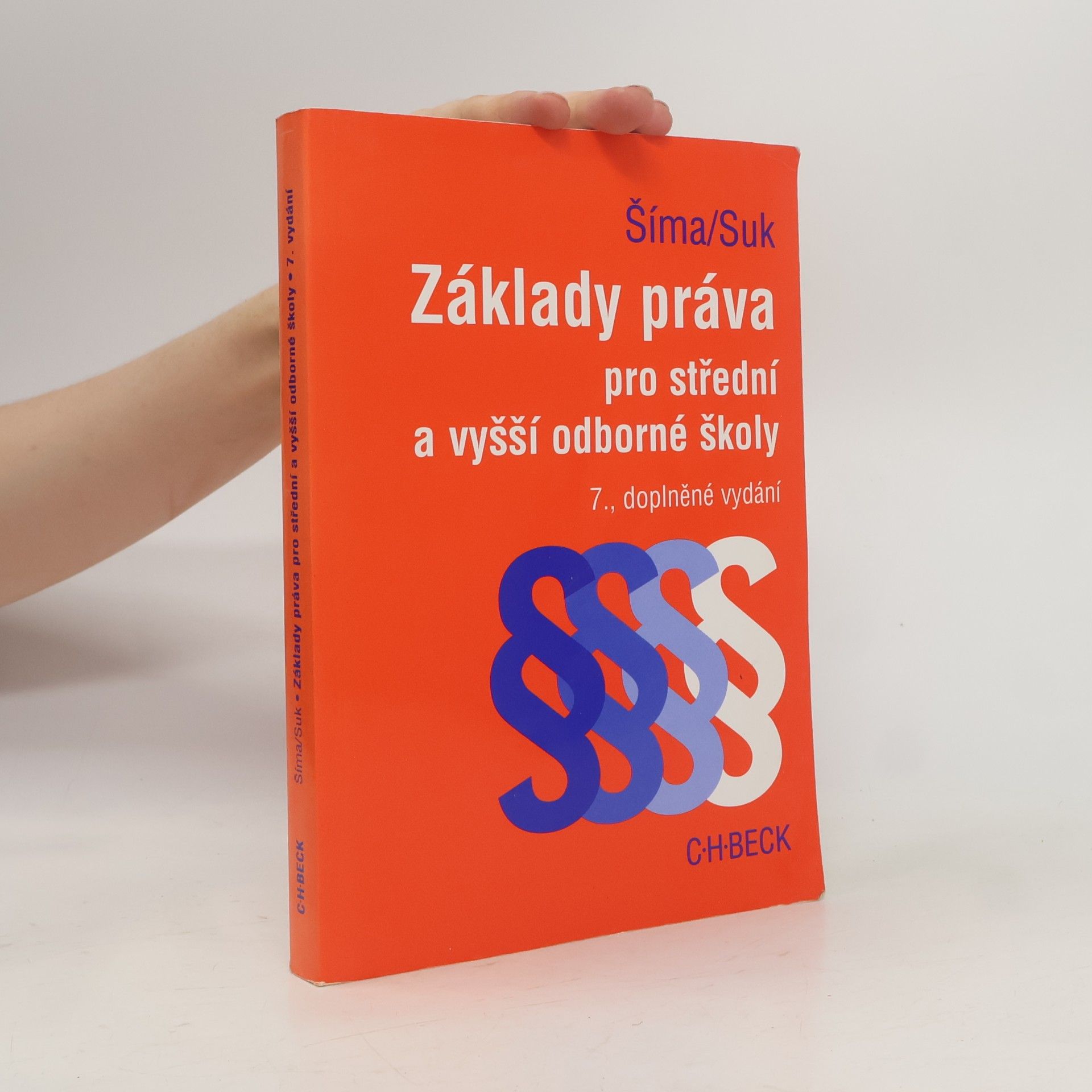 Alexander Šíma Základy práva pro střední a vyšší odborné školy