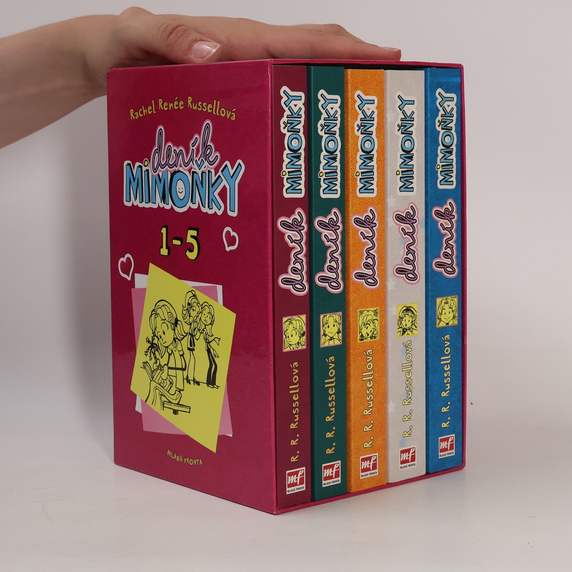 Rachel Renée Russellová Deník mimoňky 1-5 (box)