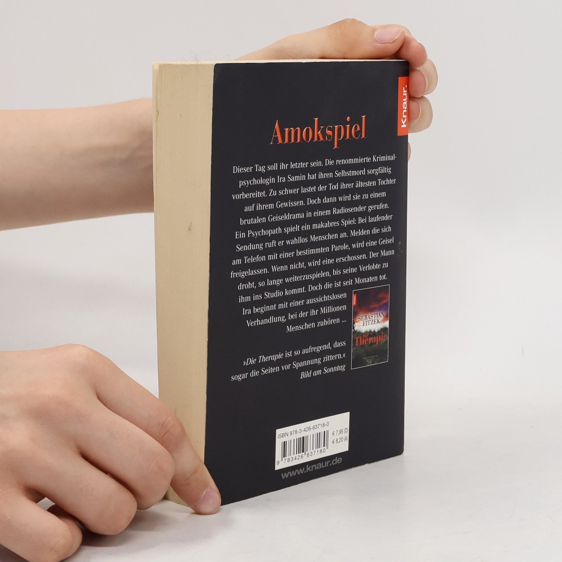 Sebastian Fitzek Amokspiel : Psychothriller