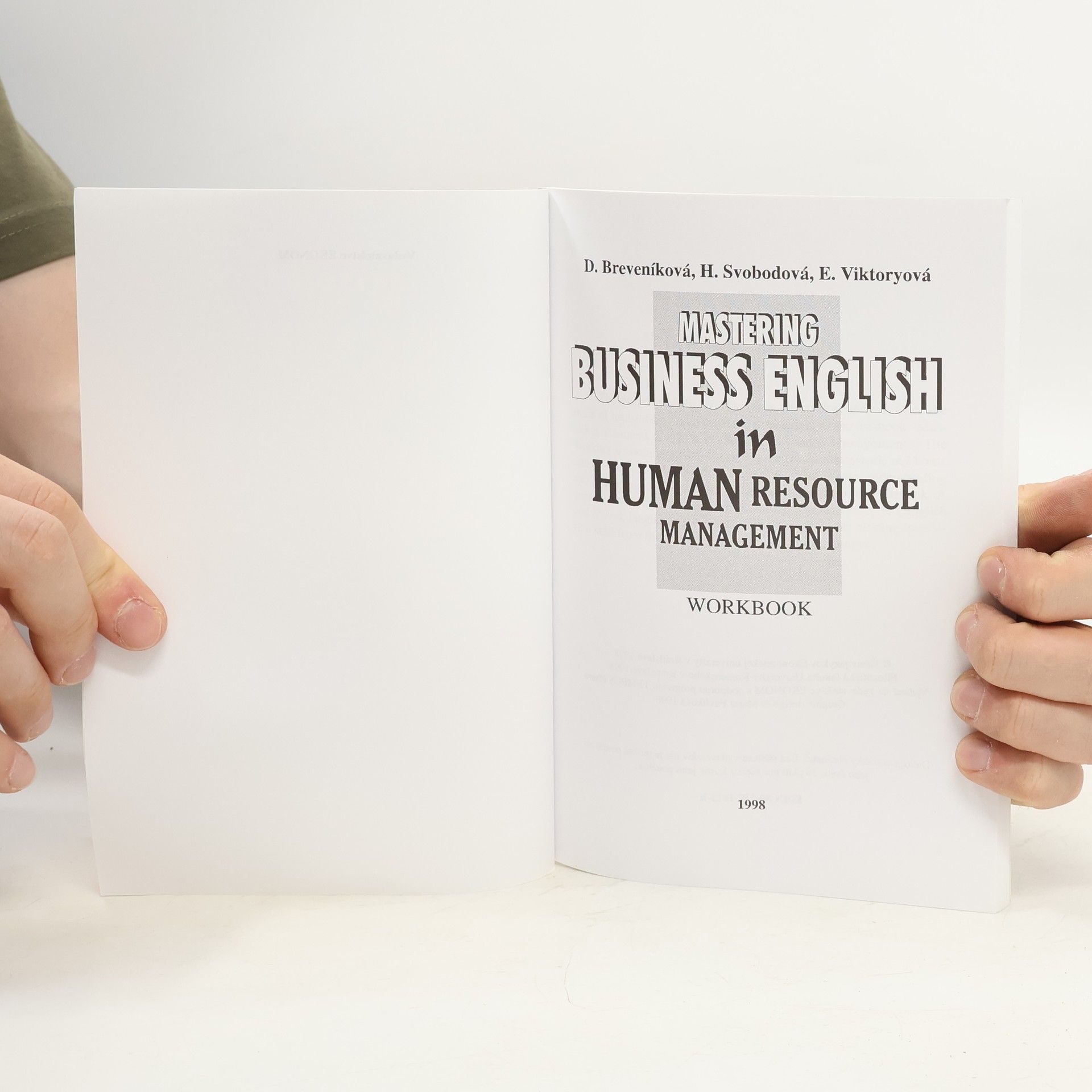 Daniela Breveníková Mastering Business English in Human Resource Management