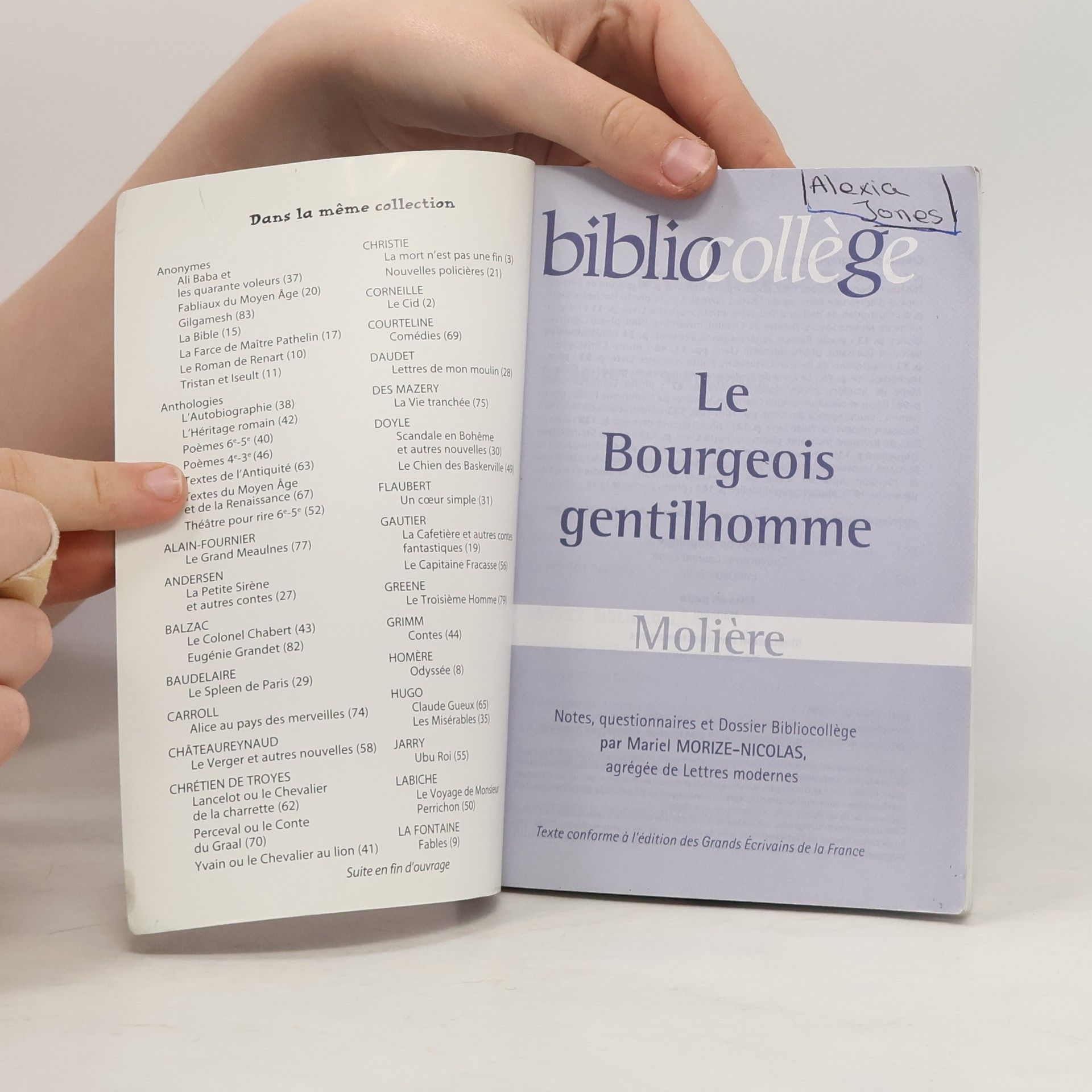 Molière Biblio collège - 33: Le Bourgeois Gentilhomme