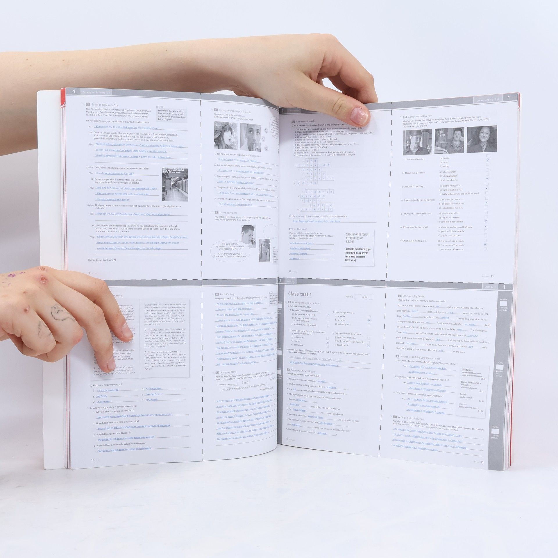 Frank Haß Klasse 8, Fit für Tests und Klassenarbeiten, Arbeitsheft