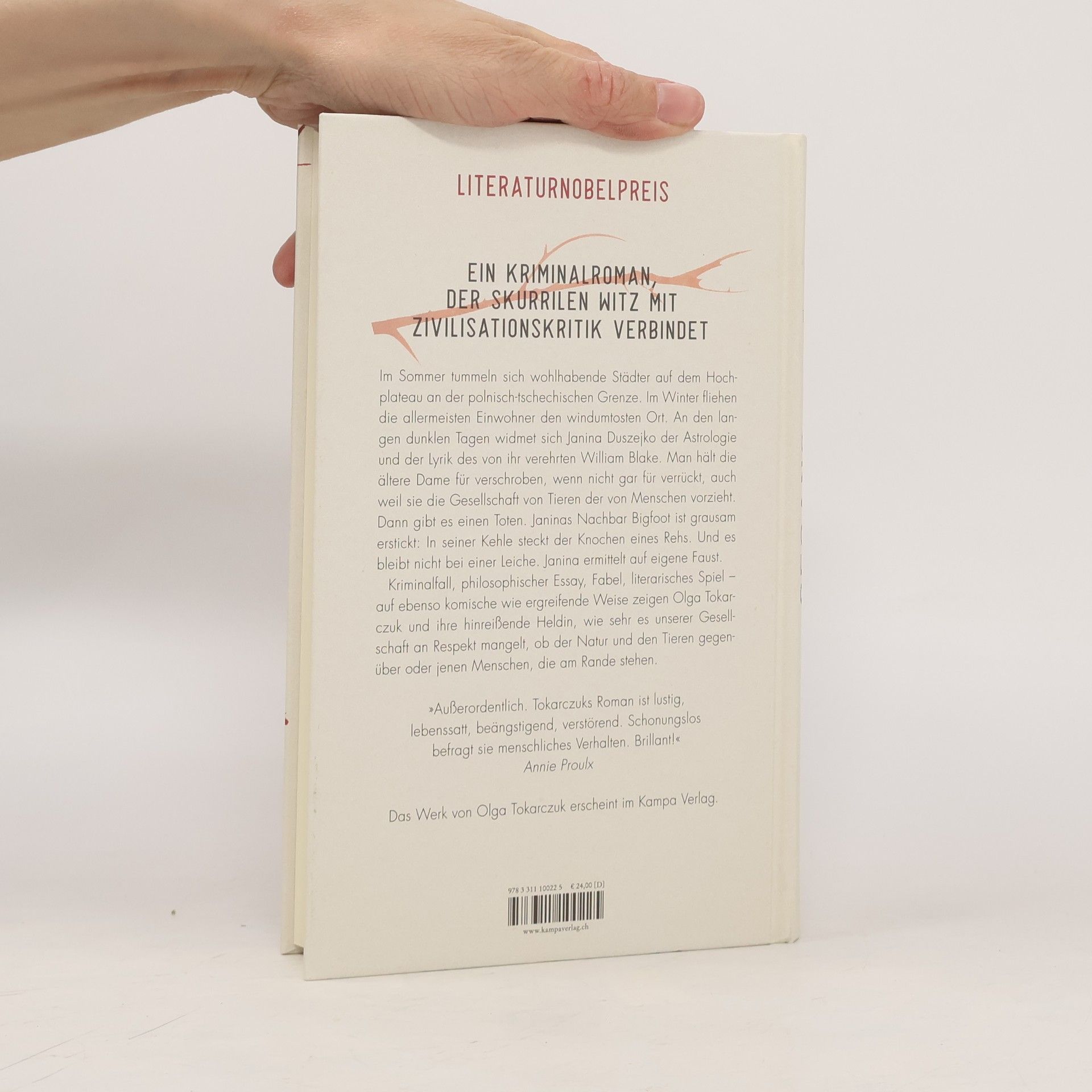 Olga Tokarczuk Gesang der Fledermäuse