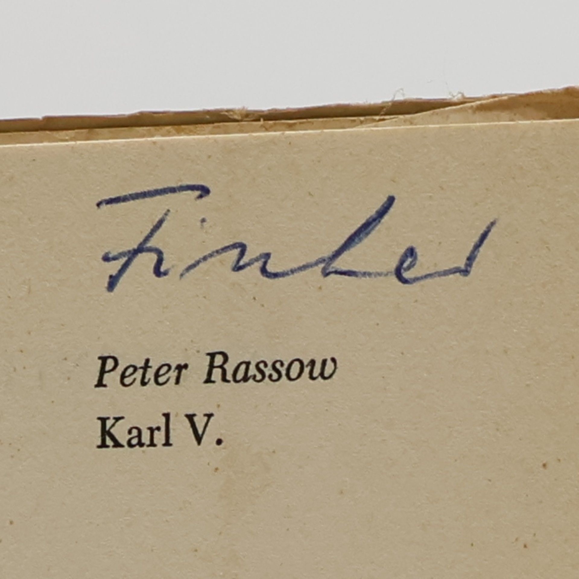 Peter Rassow Karl V.