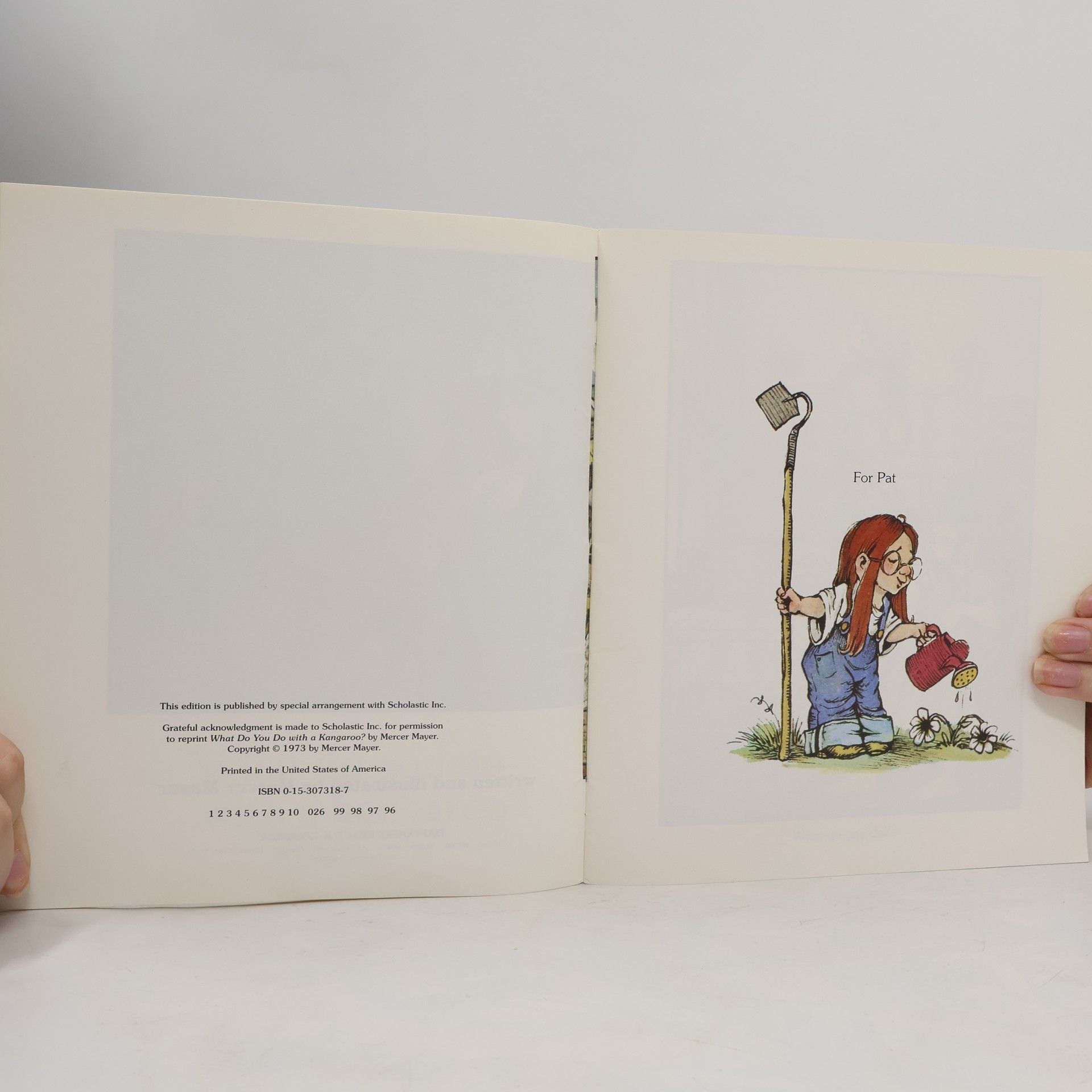 Mercer Mayer A Blue Ribbon Book: What Do You Do With A Kangaroo?