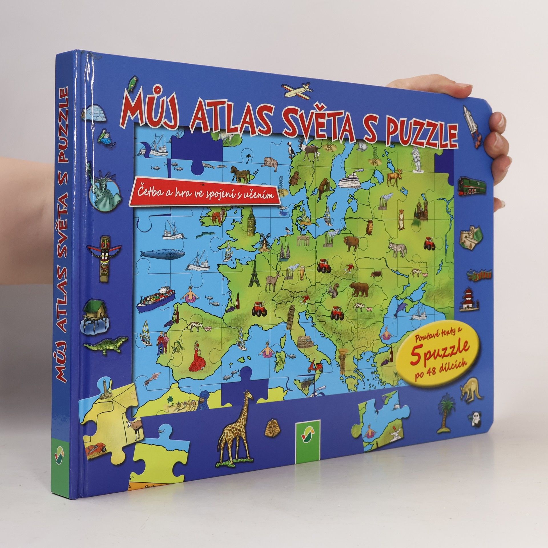Autorenkollektiv Můj atlas světa s puzzle
