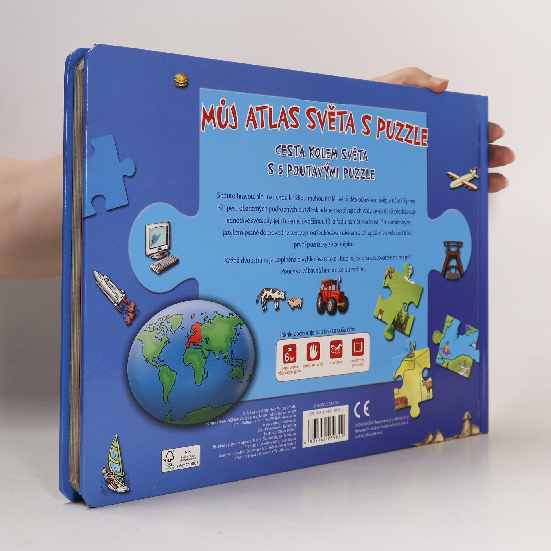 Autorenkollektiv Můj atlas světa s puzzle