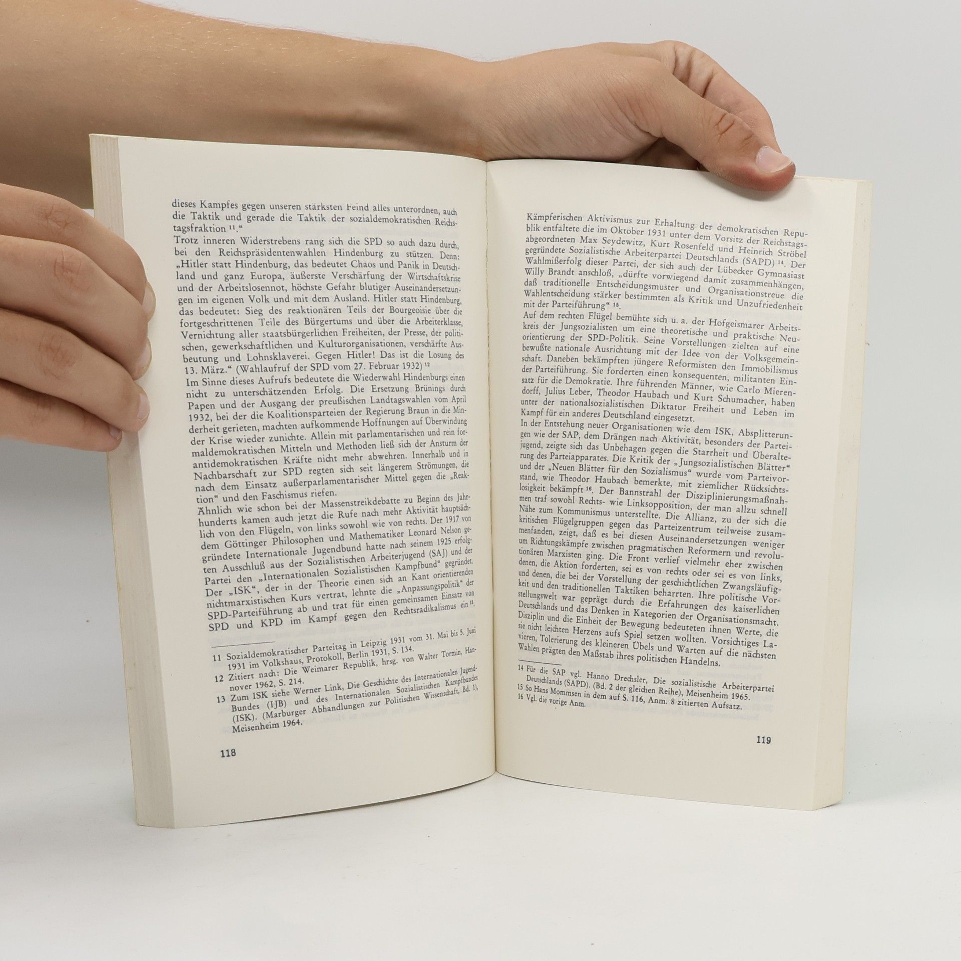 Heinrich Potthoff Die Sozialdemokratie von den Anfängen bis 1945 [neunzehnhundertfünfundvierzig]