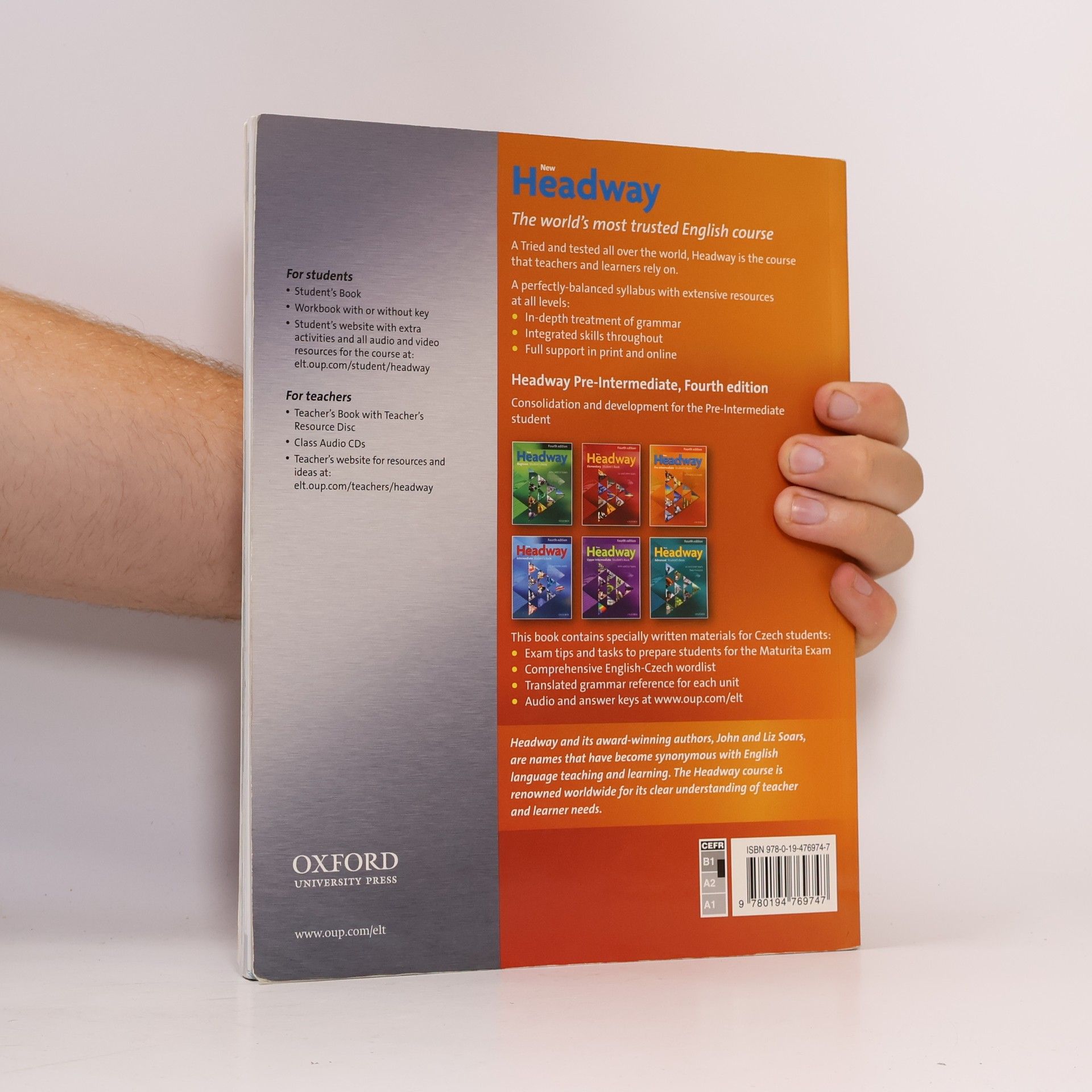 Liz Soars New Headway 4th edition Pre-Intermediate Maturita Student´s book (česká edice)