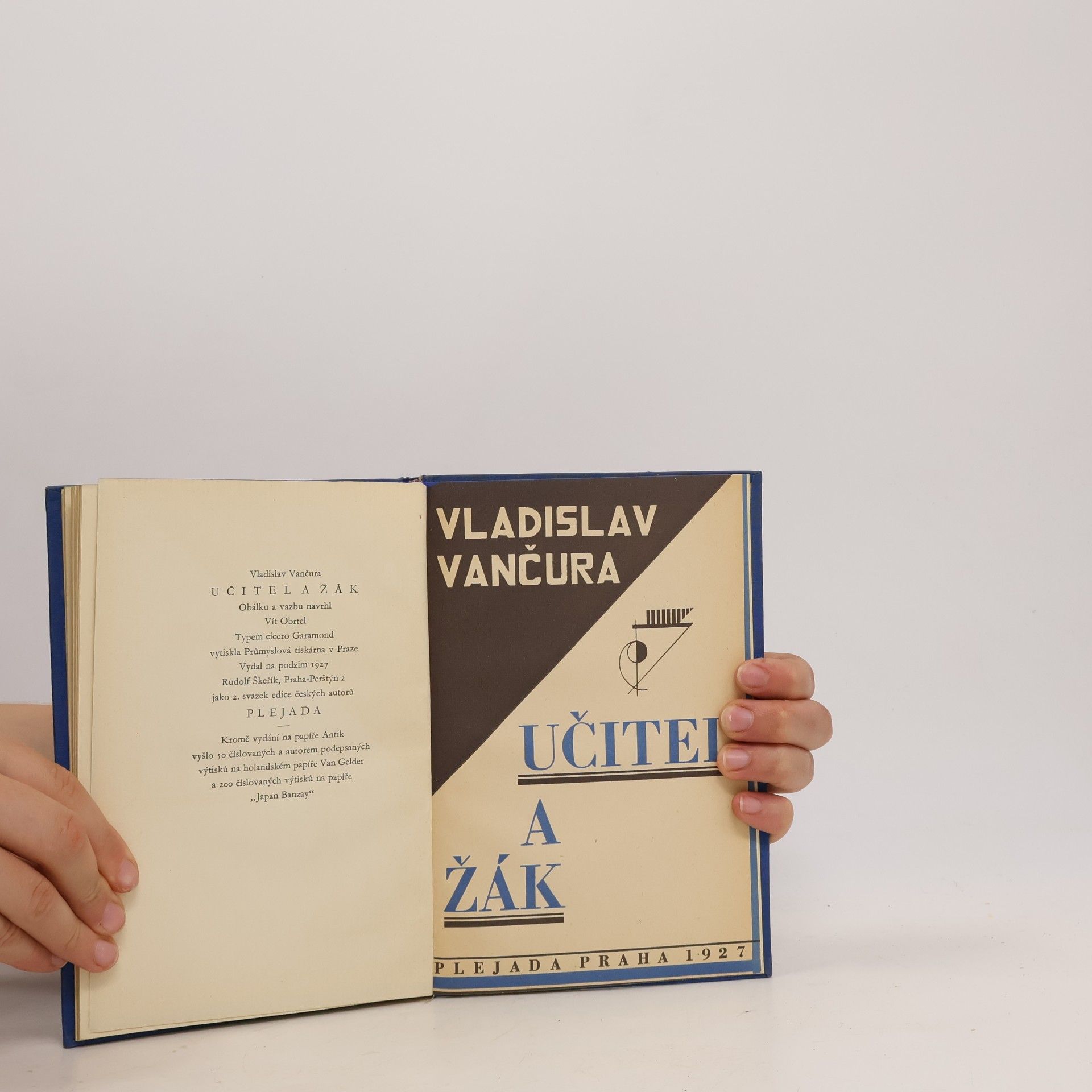 Vladislav Vančura Učitel a žák