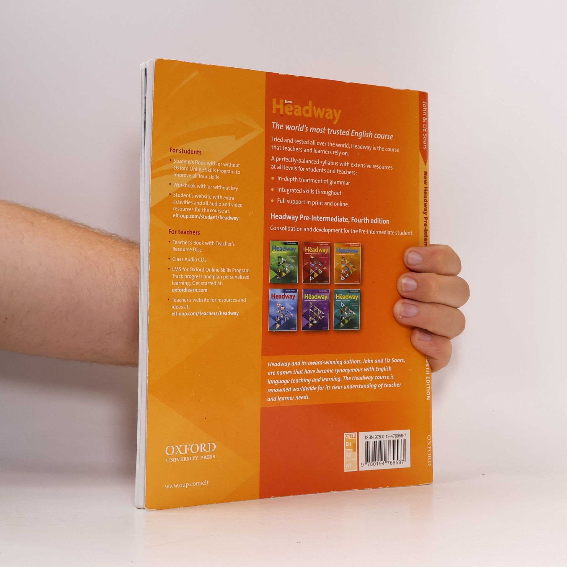 John Soars New Headway Pre-Intermediate Workbook without key