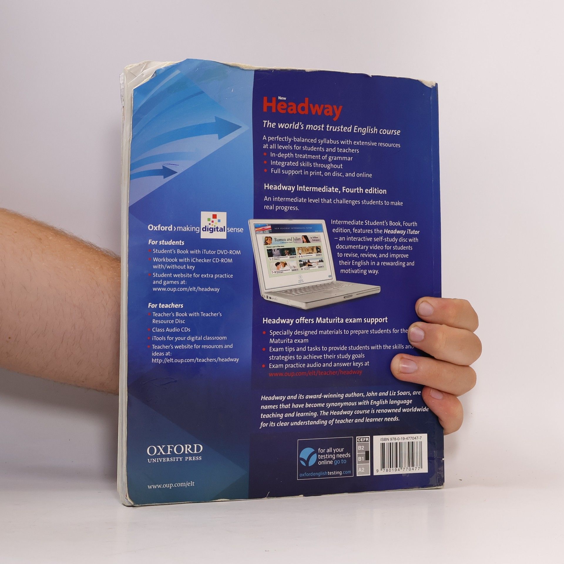 Liz Soars New Headway. Intermediate. Maturita student's book