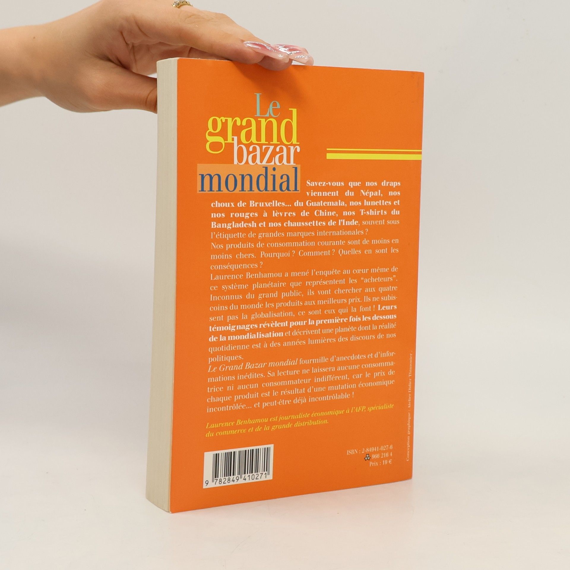 Laurence Benhamou Le grand bazar mondial