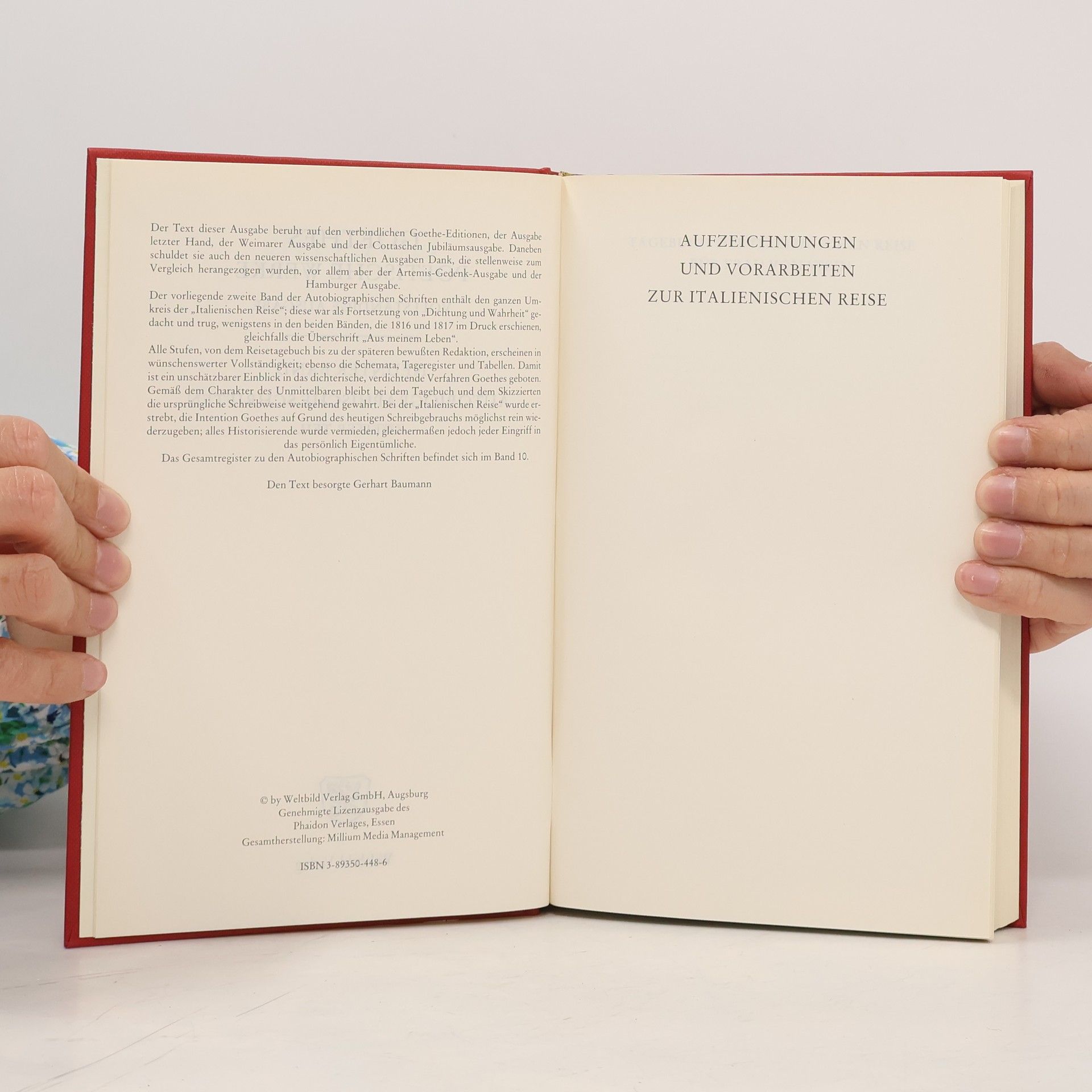 Johann Wolfgang von Goethe Goethe poetische Werke 9