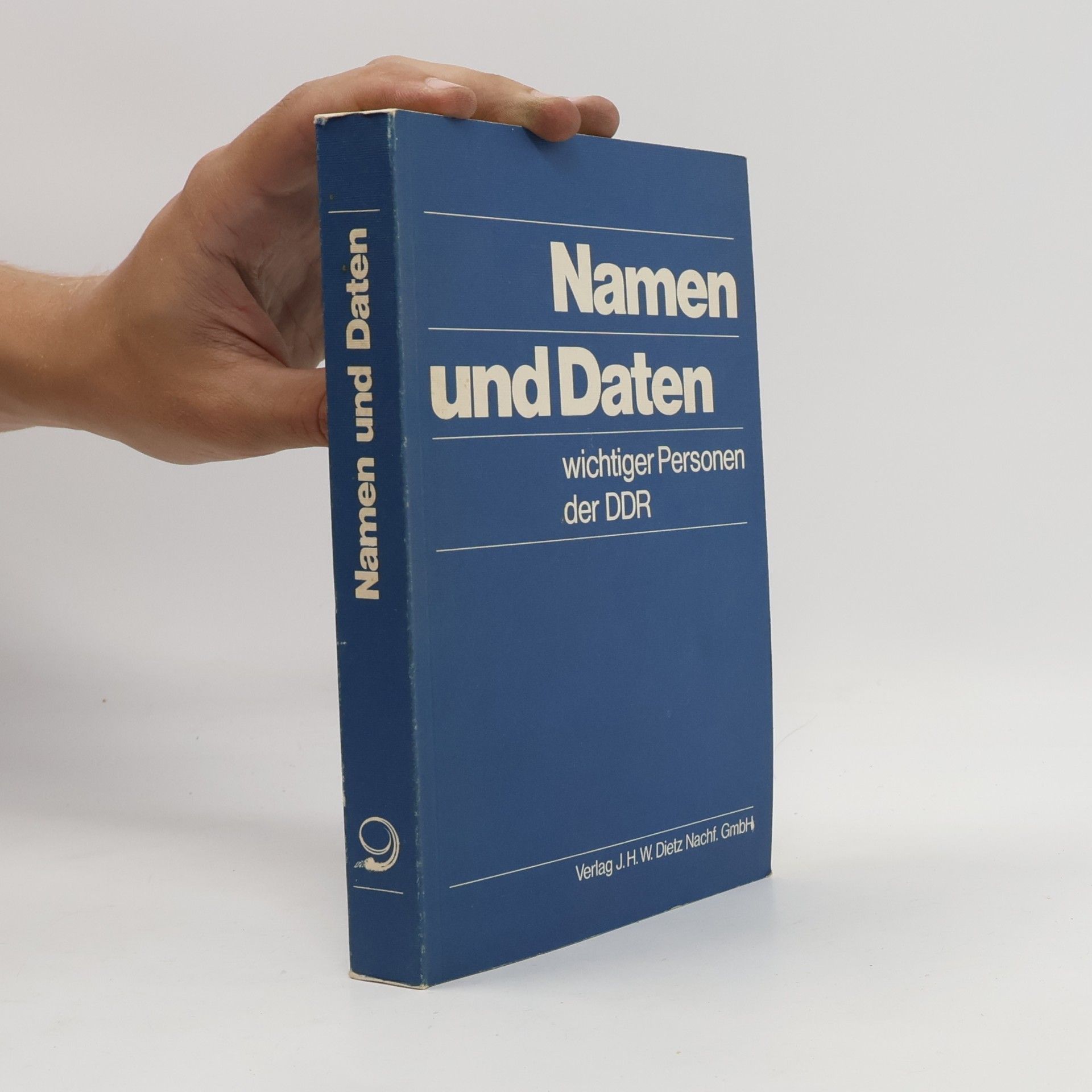 Günther Buch Namen und Daten wichtiger Personen der DDR