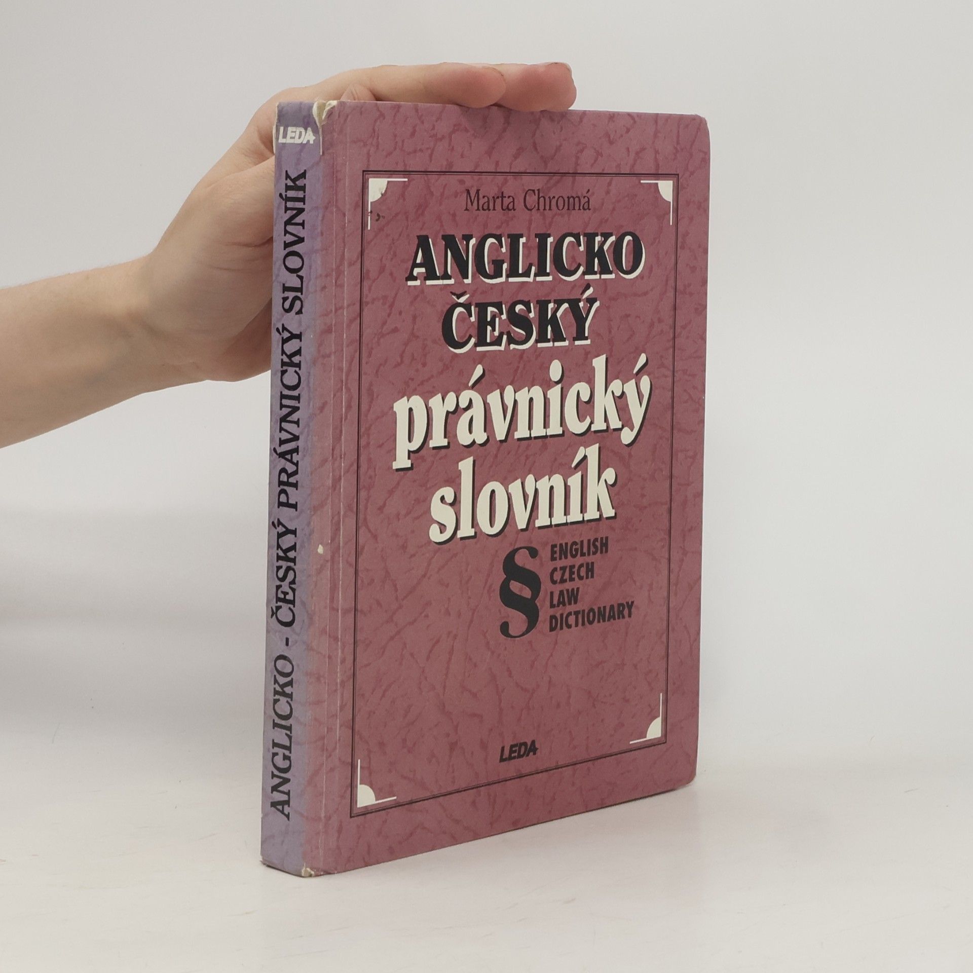 Marta Chromá Anglicko-český právnický slovník