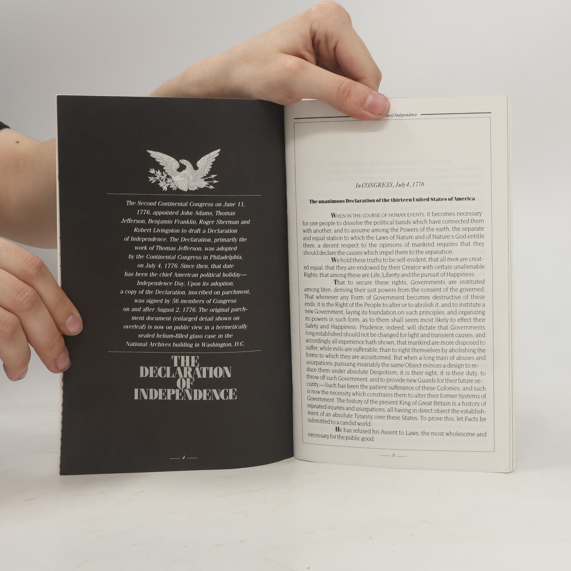 Kolektiv autorů The Declaration of Independence. The Constitution of the United States of America