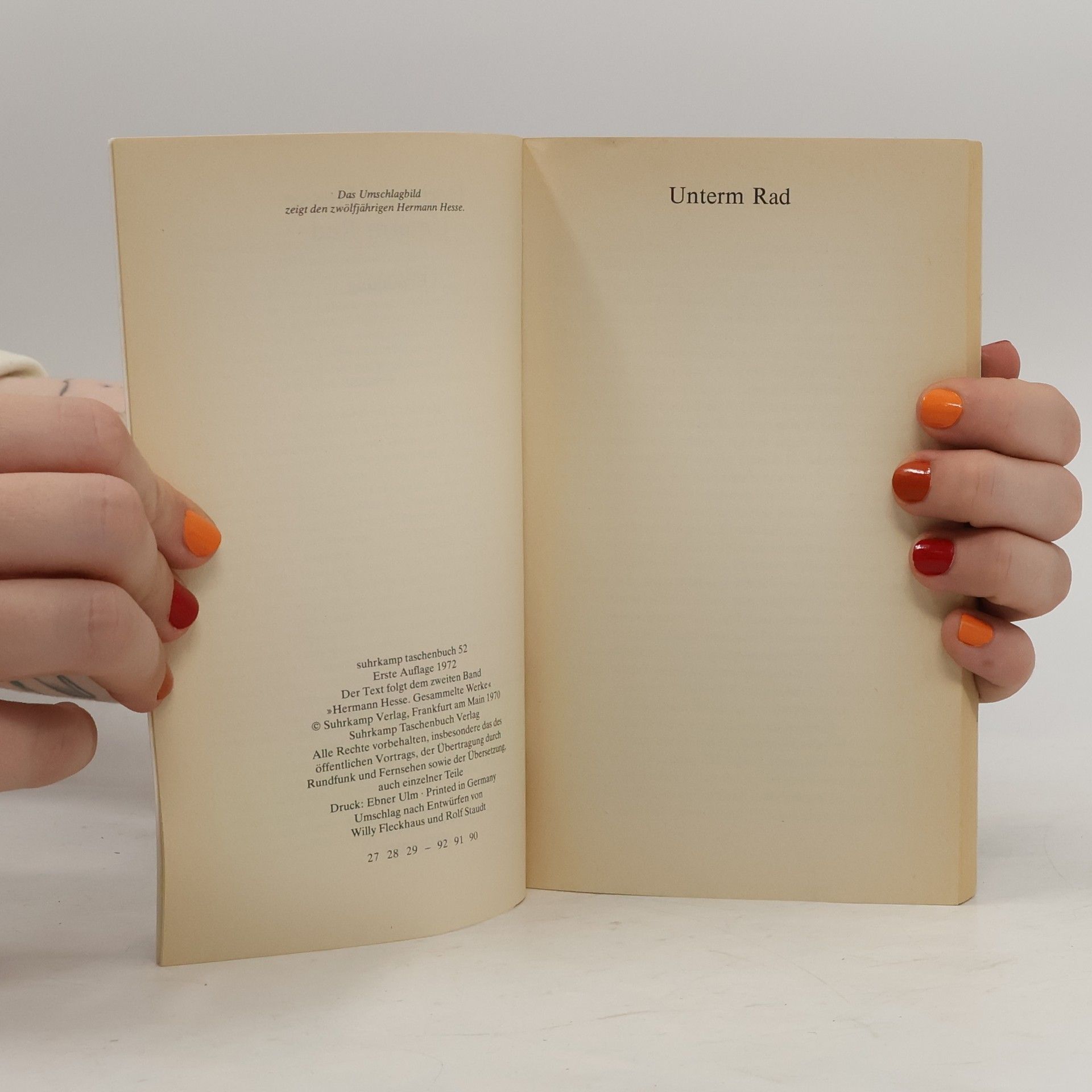 Hermann Hesse Unterm Rad