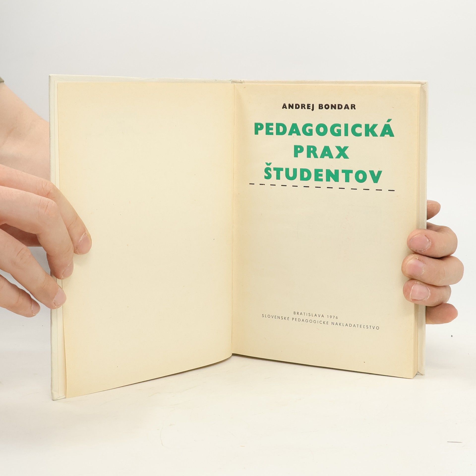 Andrej Bondar Pedagogická prax študentov