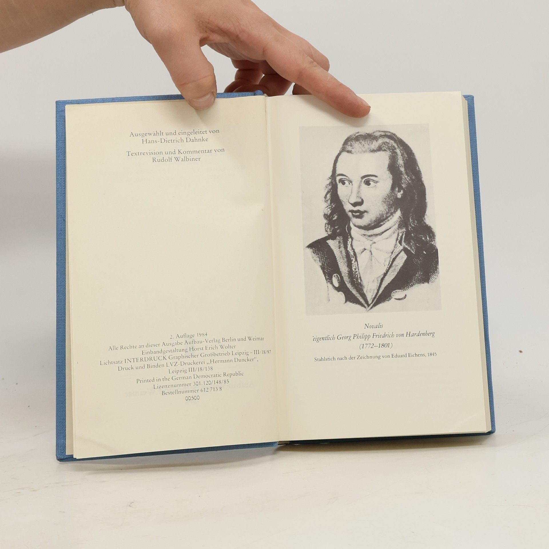 Novalis Novalis. Werke in einem Band
