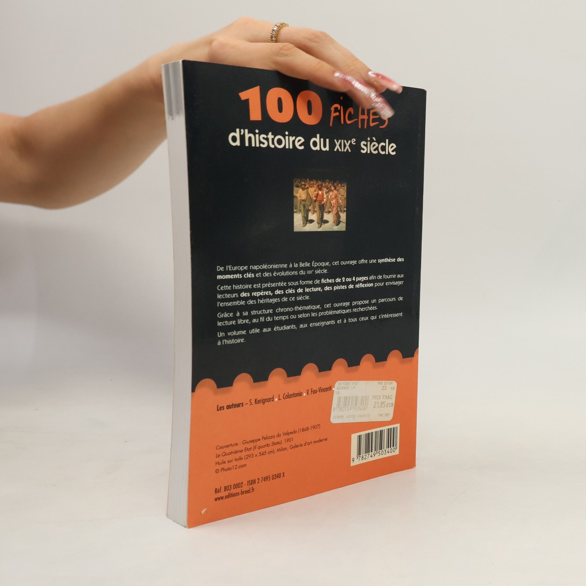 Sophie Kerignard 100 fiches d'histoire du XIXe siècle
