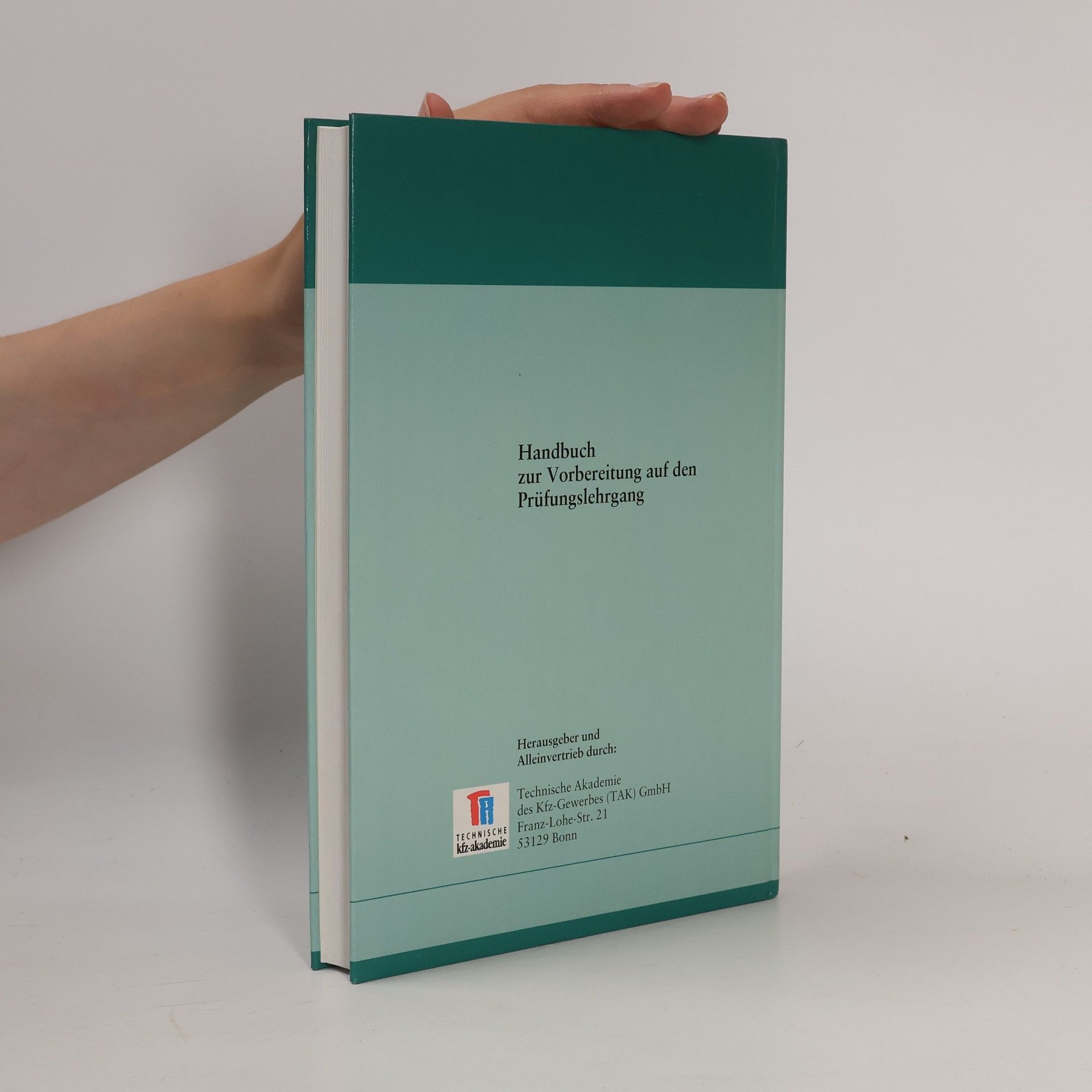 Various authors Abgasuntersuchung. Handbuch zur Vorbereitung auf den Prüfungslehrgang