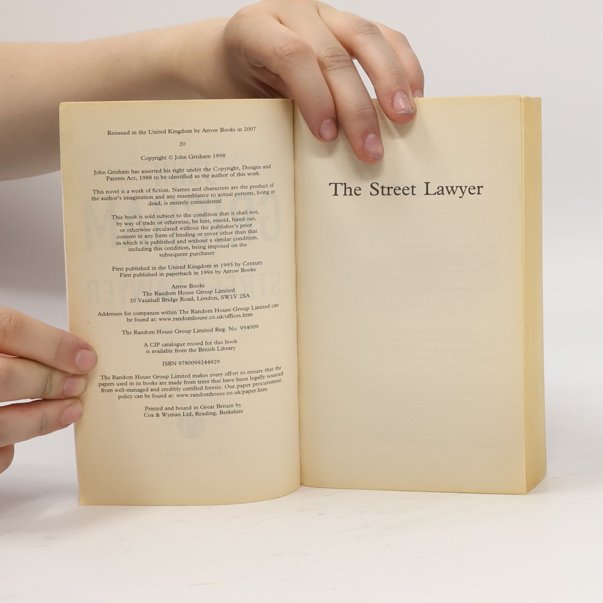 John Grisham The Street Lawyer