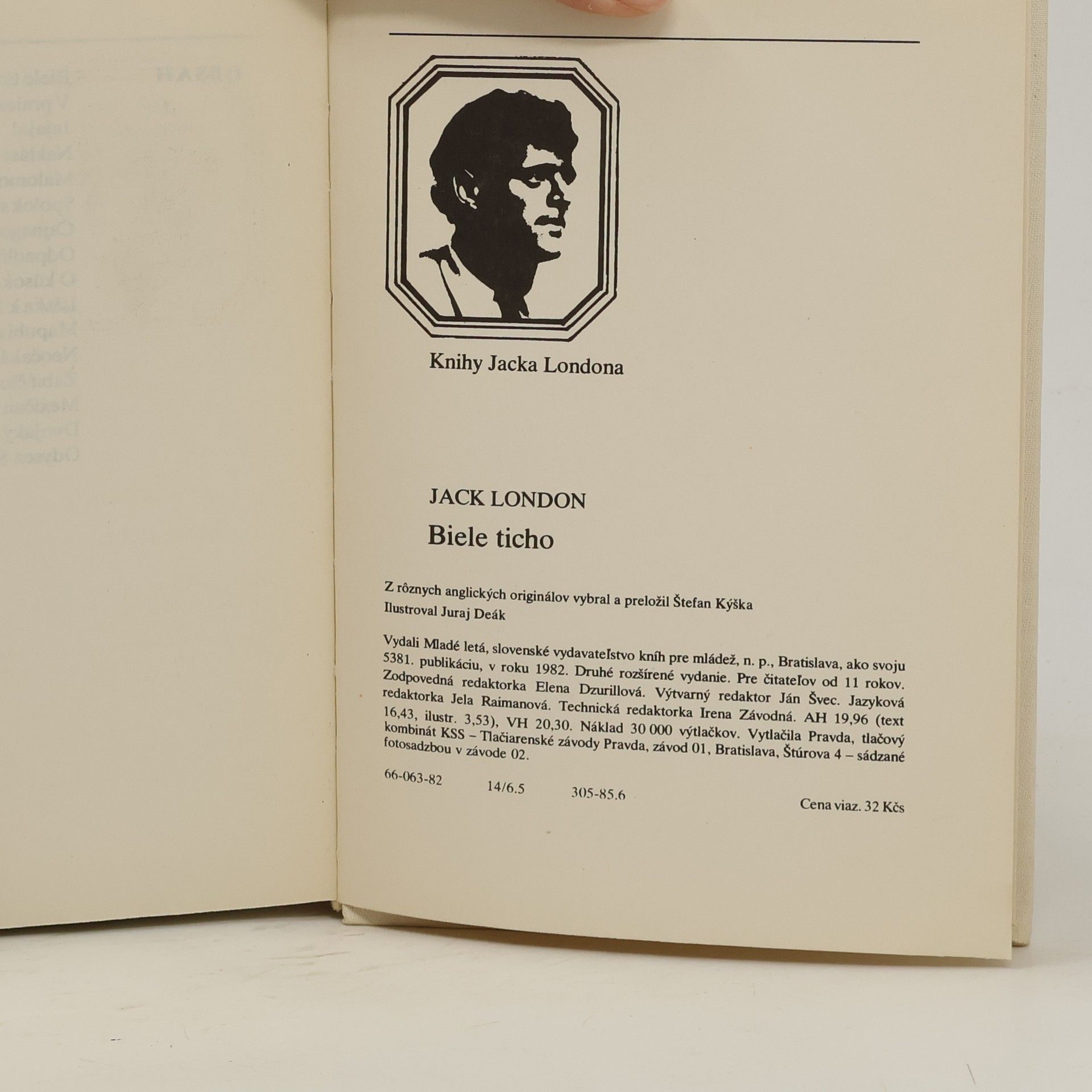 Jack London Biele ticho