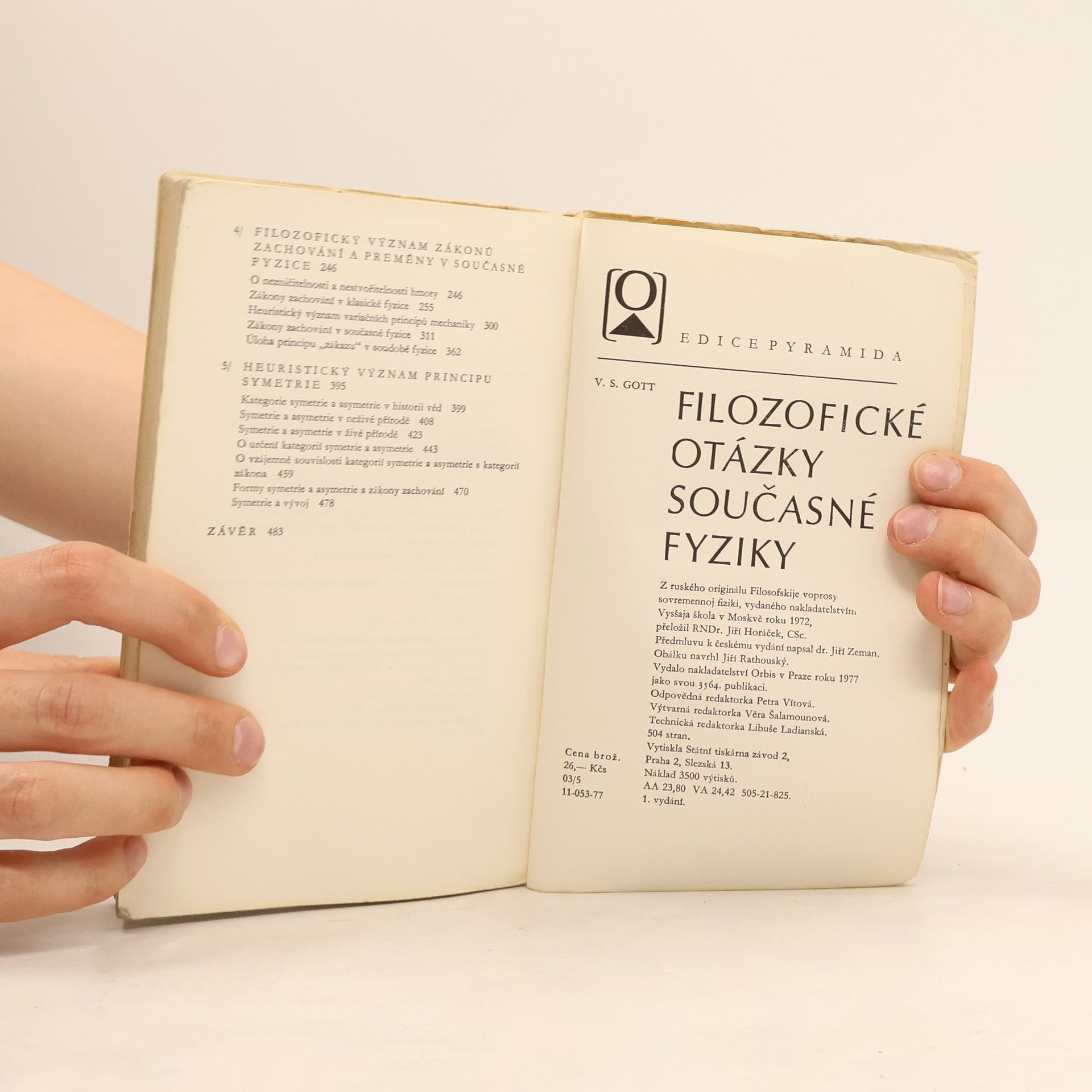 Vladimir Spiridonovič Gott Filozofické otázky současné fyziky