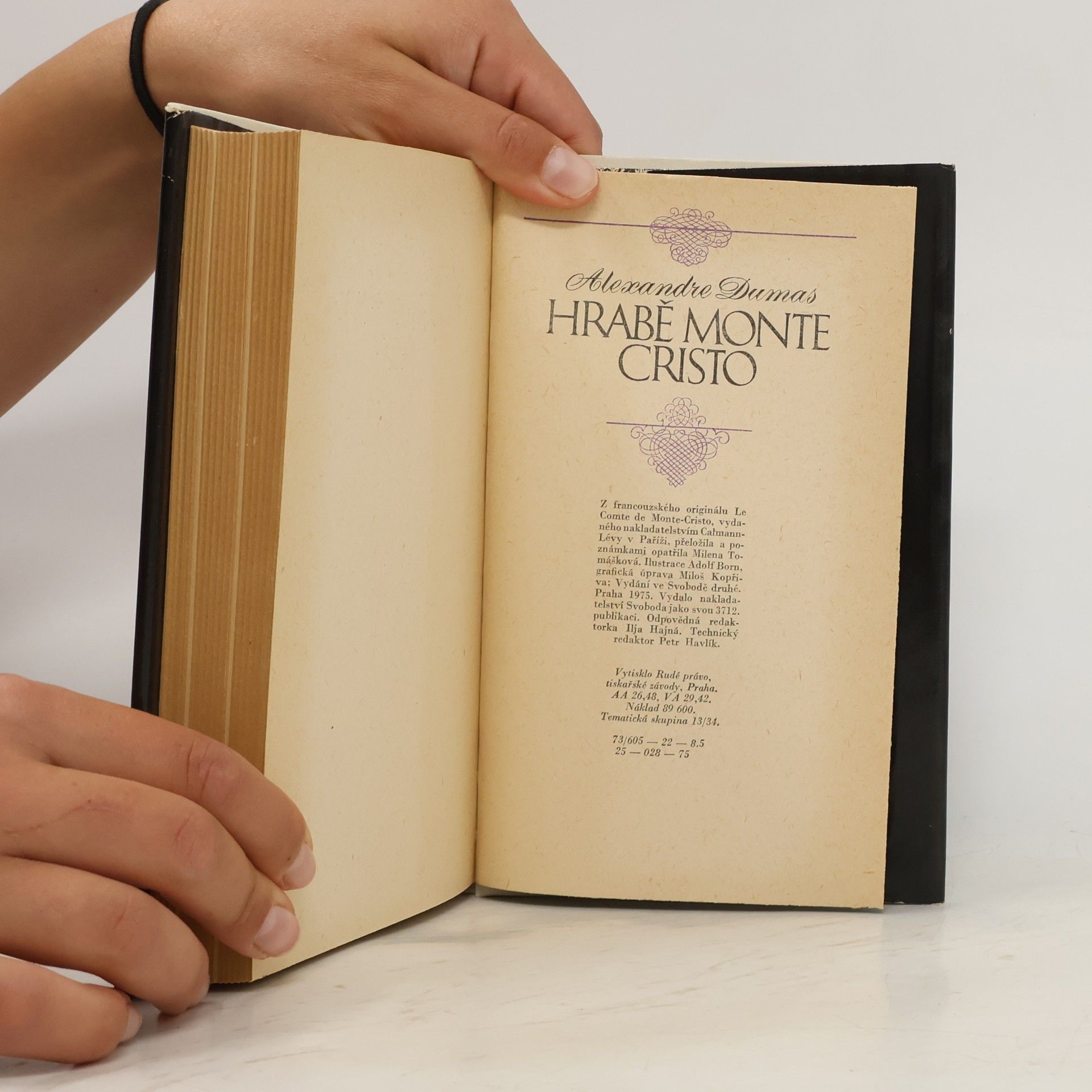 Alexandre Dumas der Ältere Hrabě Monte Cristo. Kniha druhá, díl 3/4