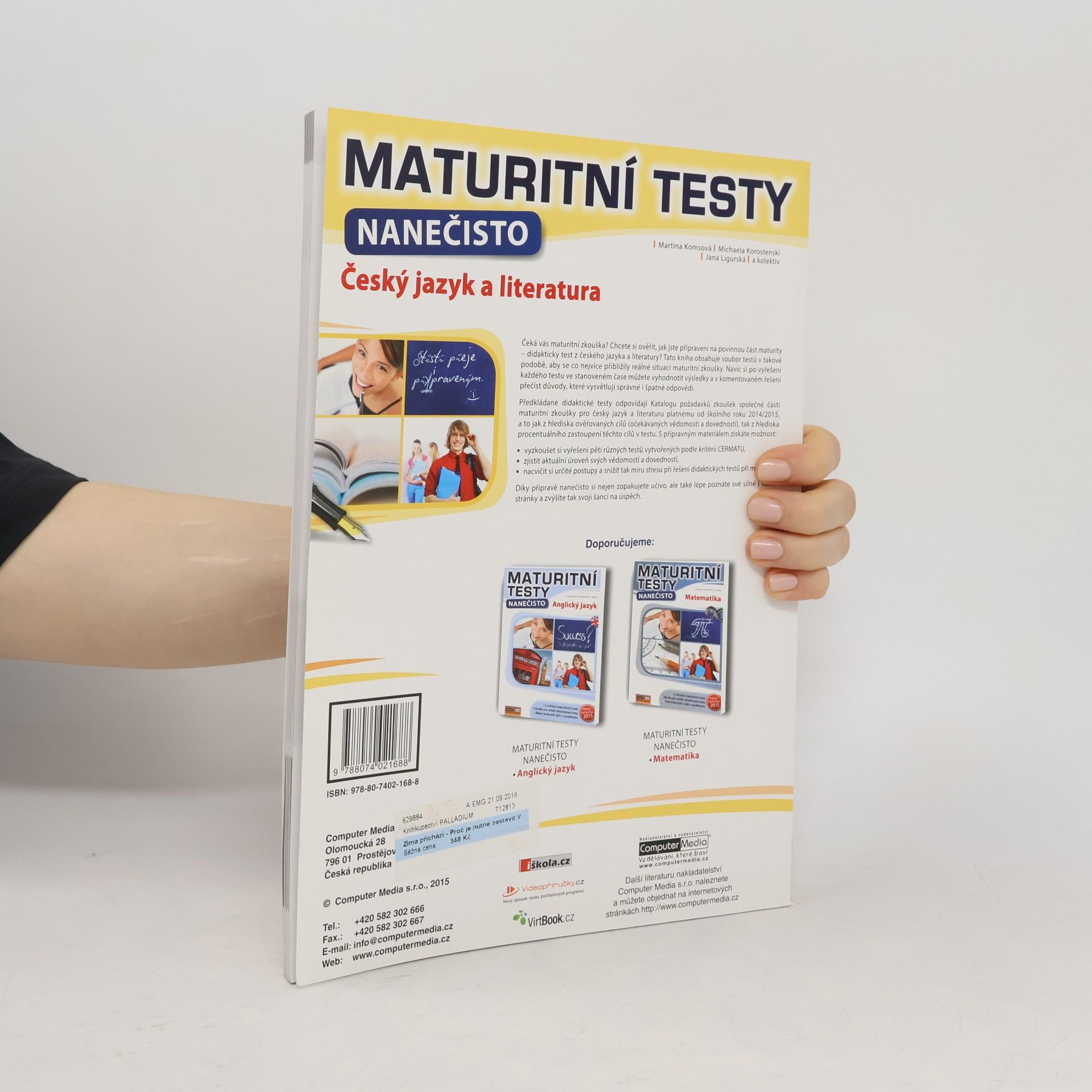 Martina Komsová Český jazyk a literatura - Maturitní testy nanečisto