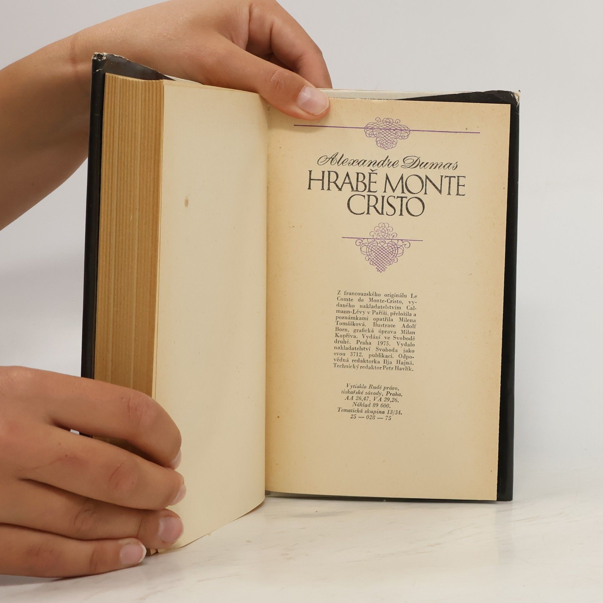 Alexandre Dumas starší Hrabě Monte Cristo. Kniha první. Díl 1/2