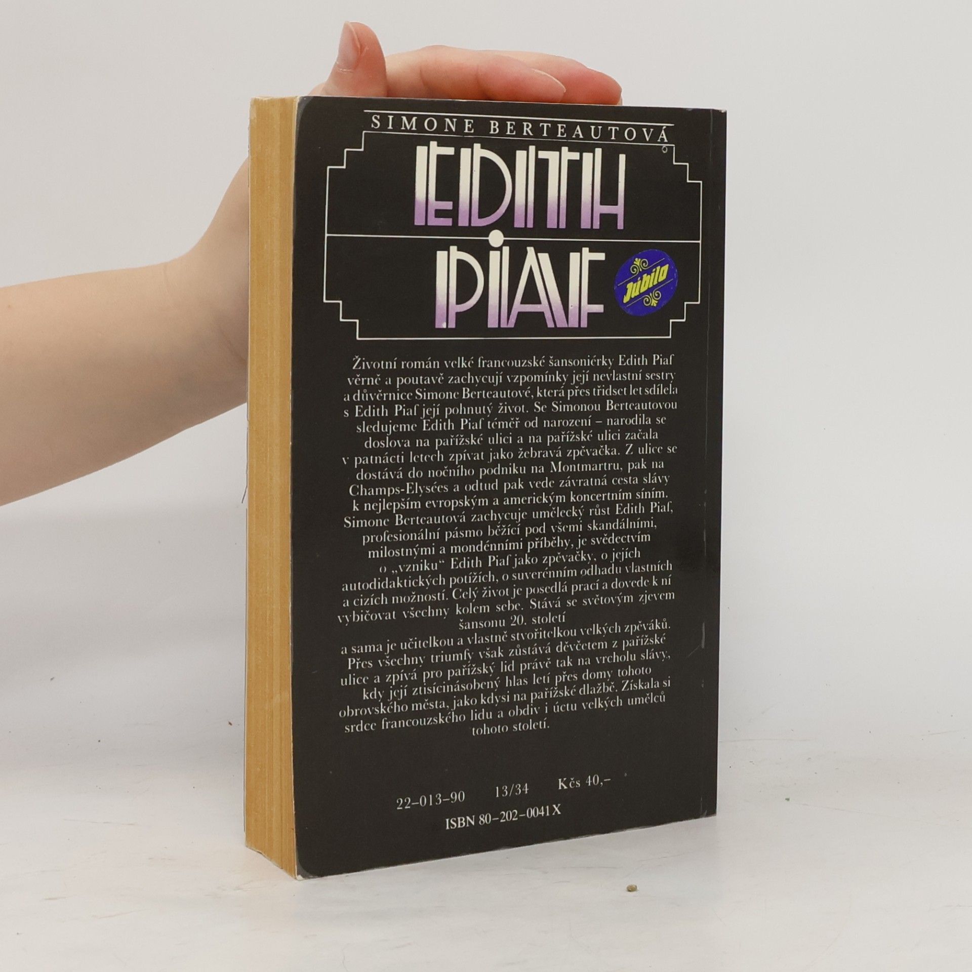 Marie Janů Edith Piaf