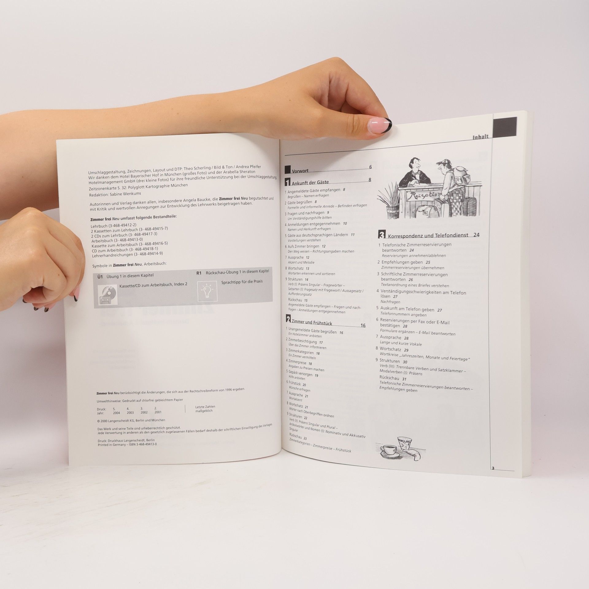 Ulrike Cohen Zimmer frei - neu - Arbeitsbuch