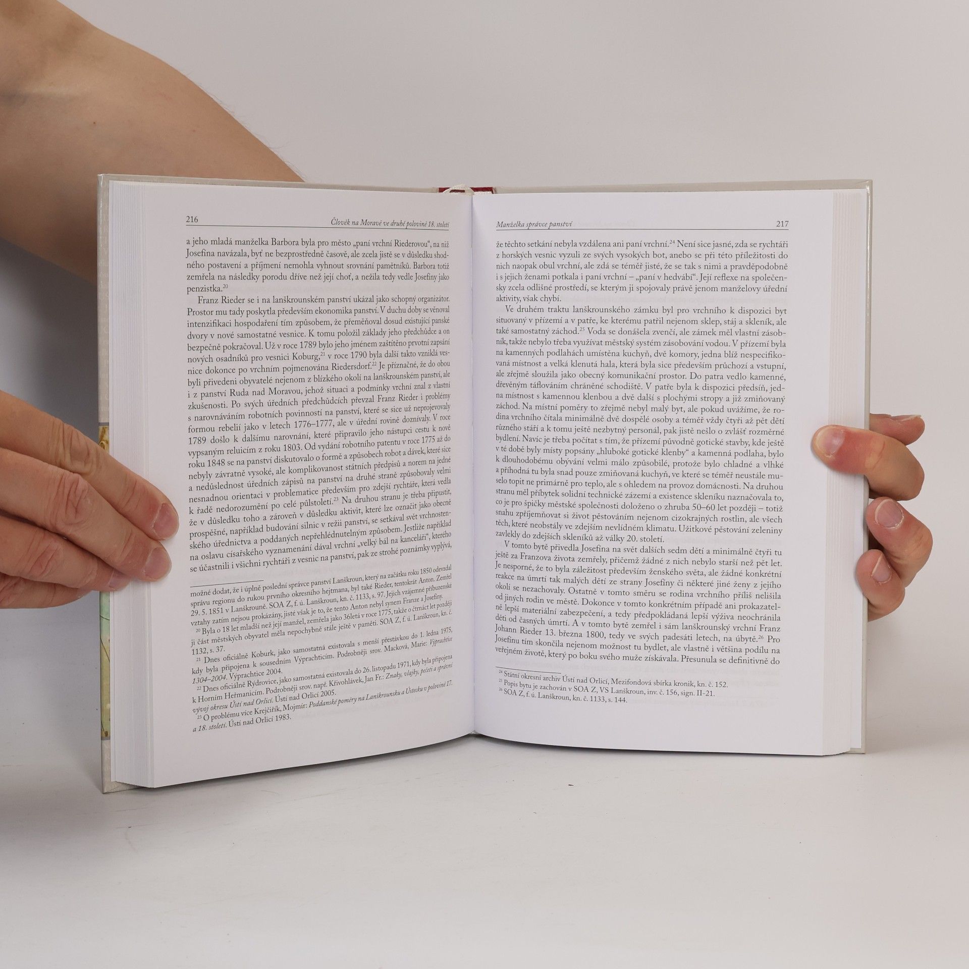 Jiří Hanuš Člověk na Moravě ve druhé polovině 18. století